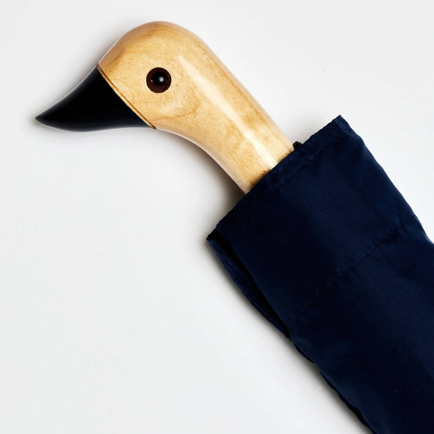 Navy Compact Eco-Friendly Original Duckhead Umbrella - Image 4