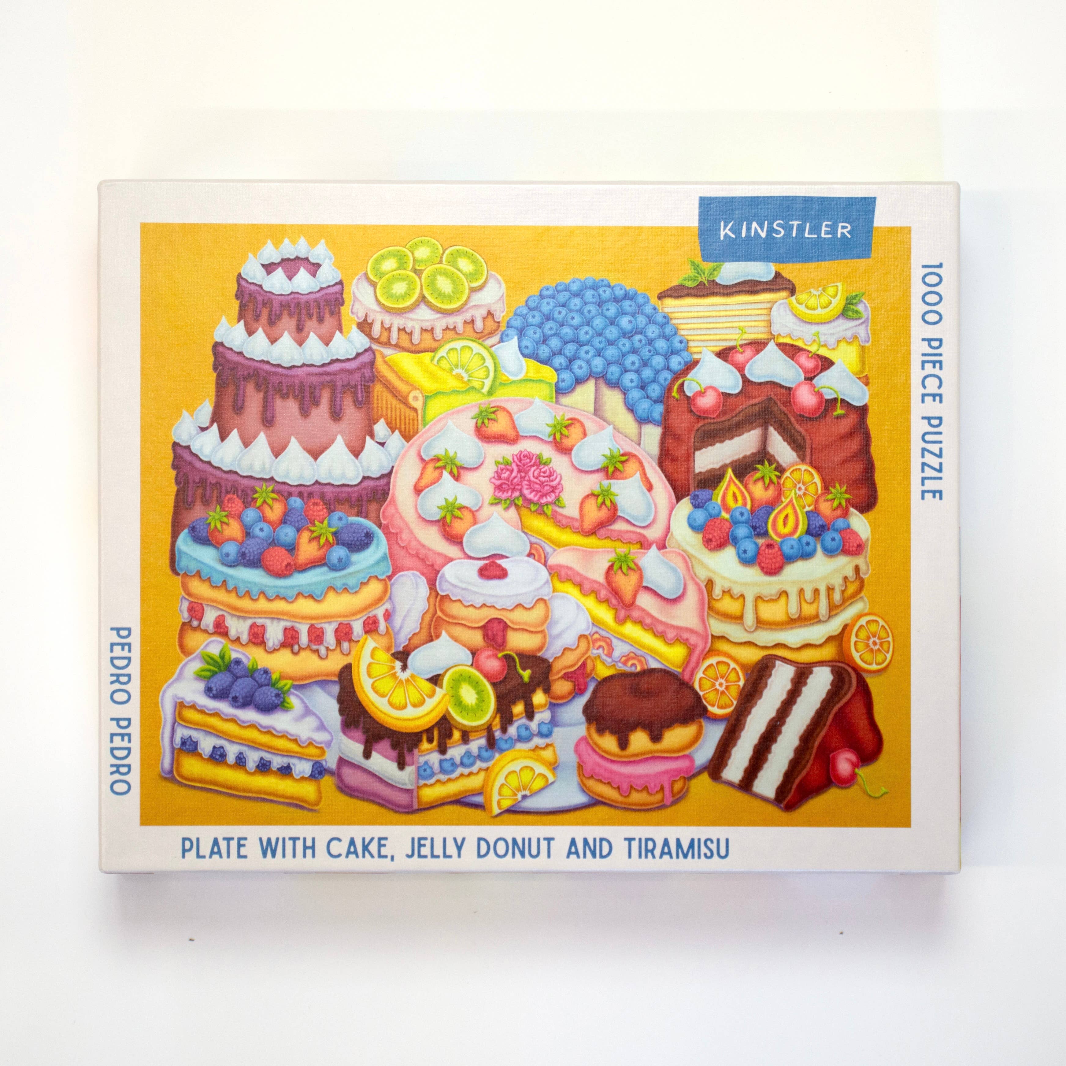 Plate with Cake, Jelly Donut, and Tiramisu Puzzle - Image 5