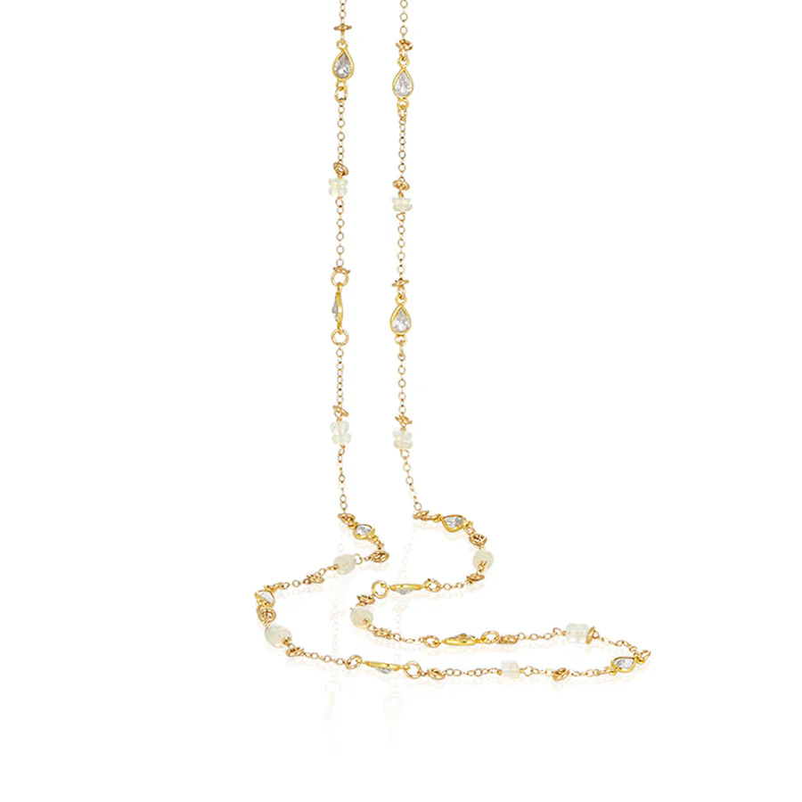 Opal CZ Necklace