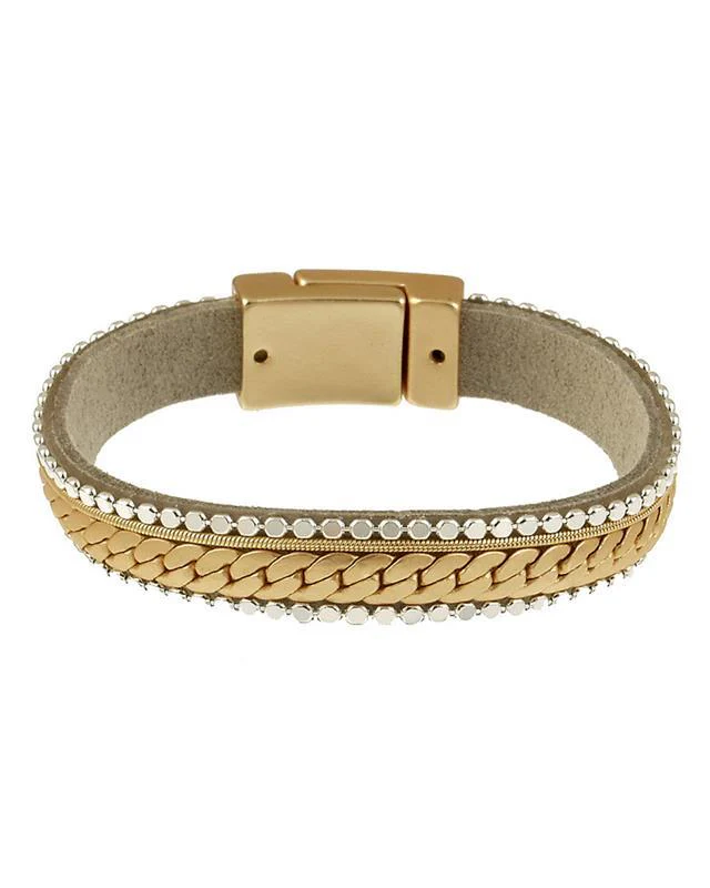 Matte Gold/Silver Bracelet