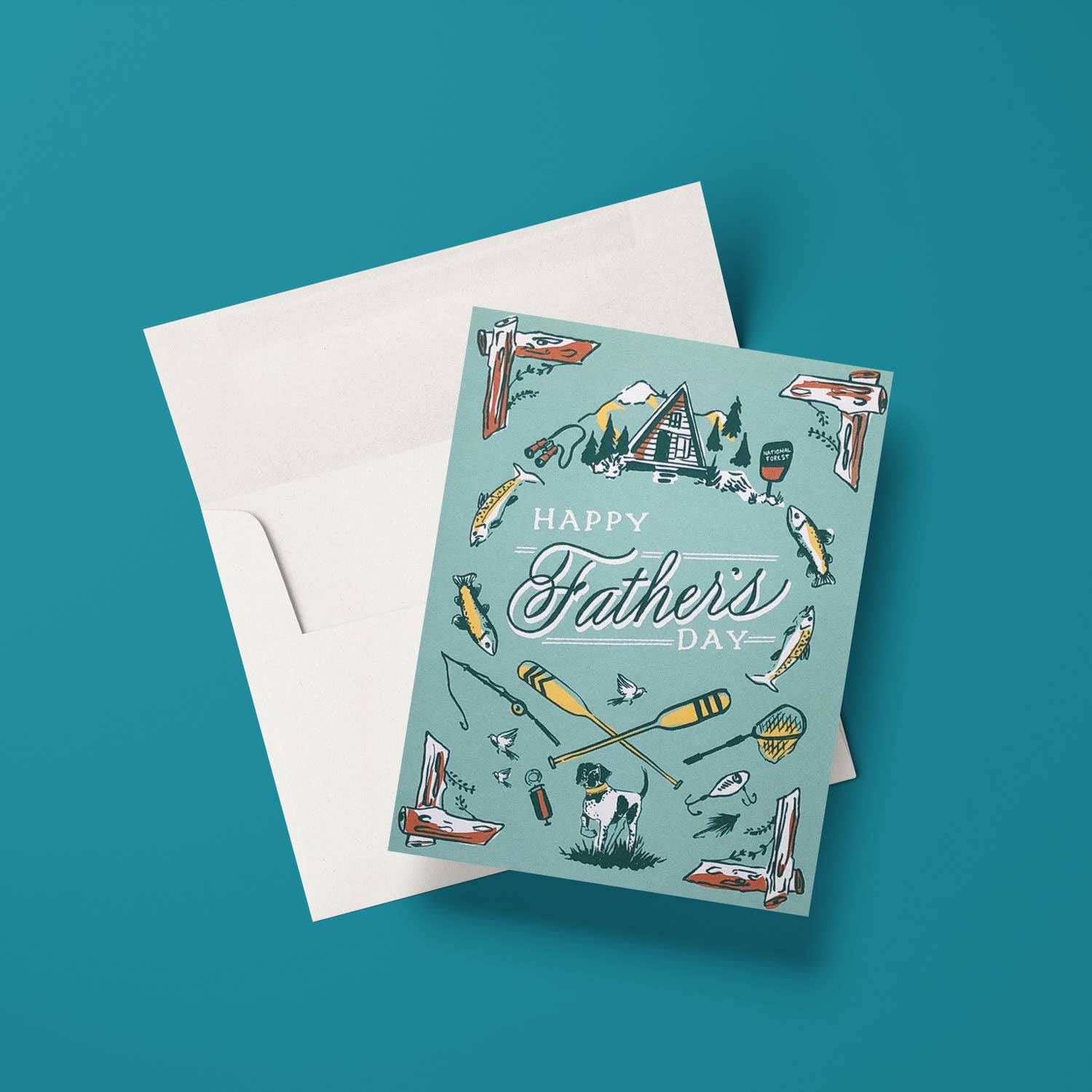 Outdoorsman Father's Day Greeting Card - Image 2