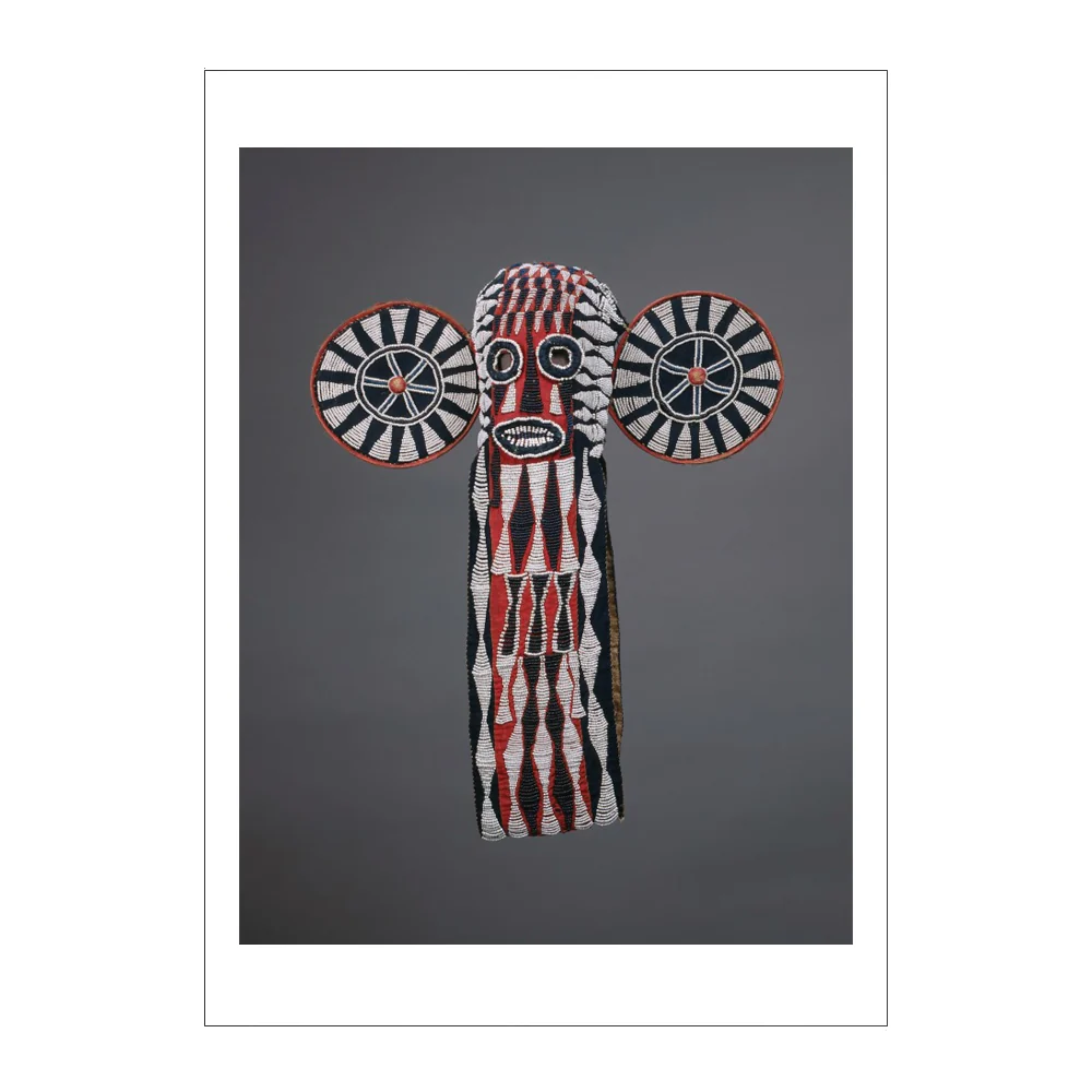 Bamun or Bamileke artist, Mask Postcard