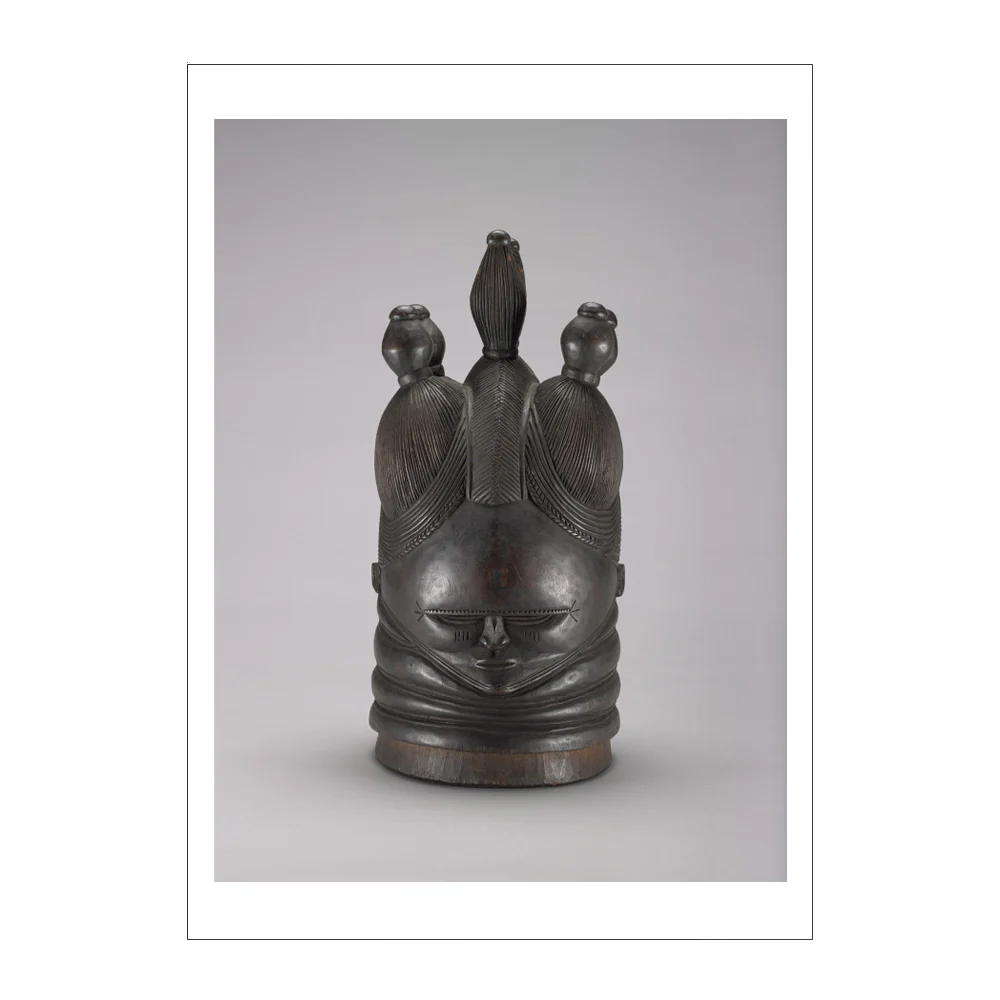 Mende artist, Sowei Mask Postcard