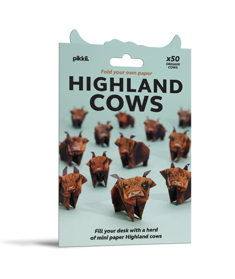 Paper Highland Cows