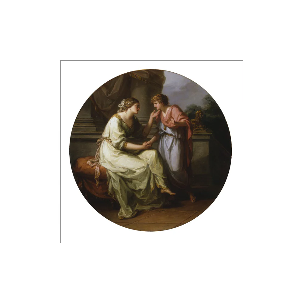 Angelica Kauffman: Papirius Praetestatus Postcard
