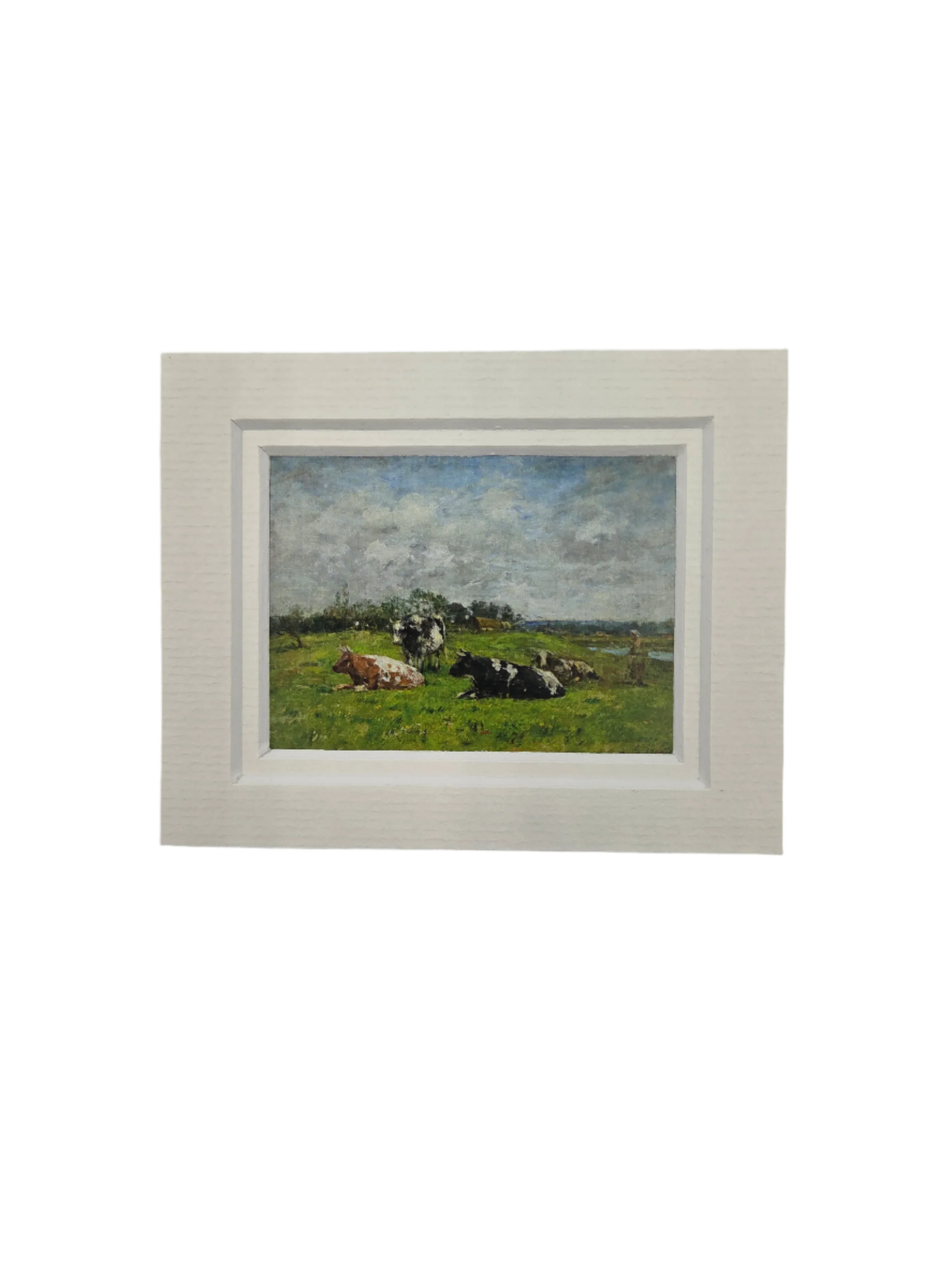 Pasture in Normandy by Boudin Double Mount Magnet