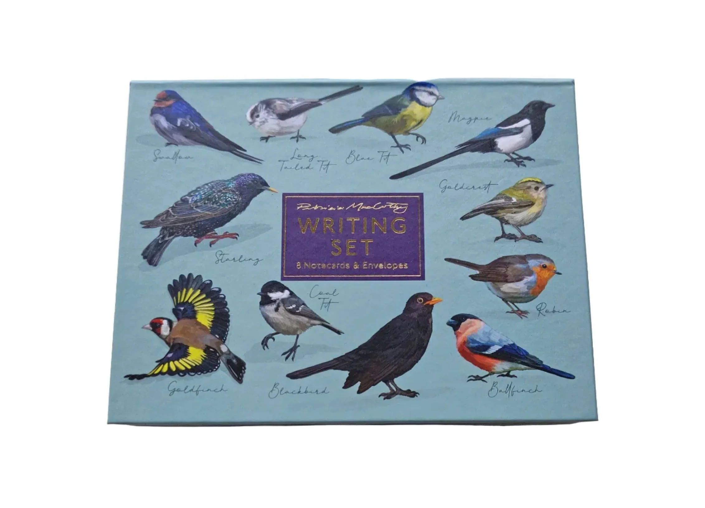 Patricia MacCarthy Notecards and Envelope Set - Birds Design