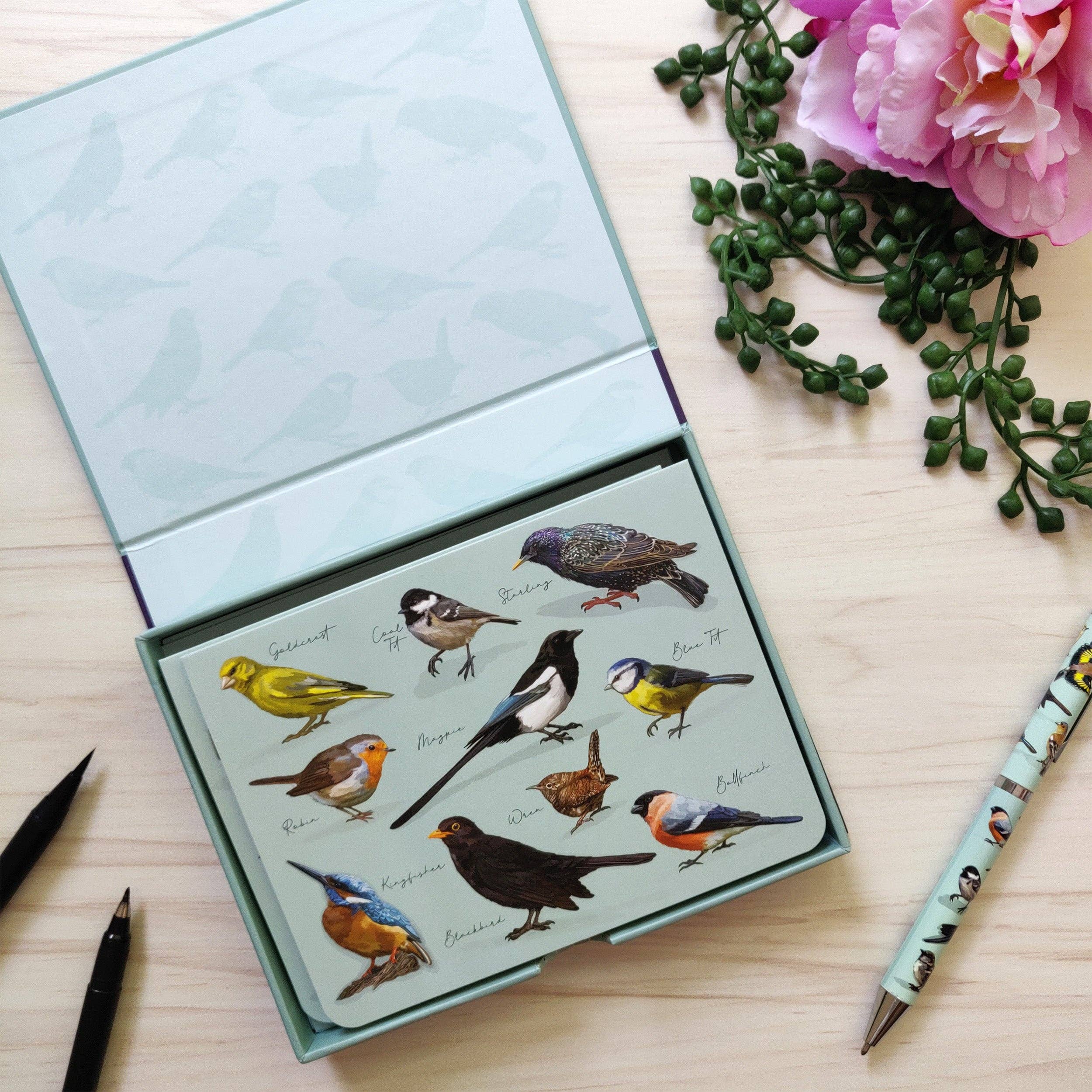 Patricia MacCarthy Notecards and Envelope Set - Birds Design - Image 3