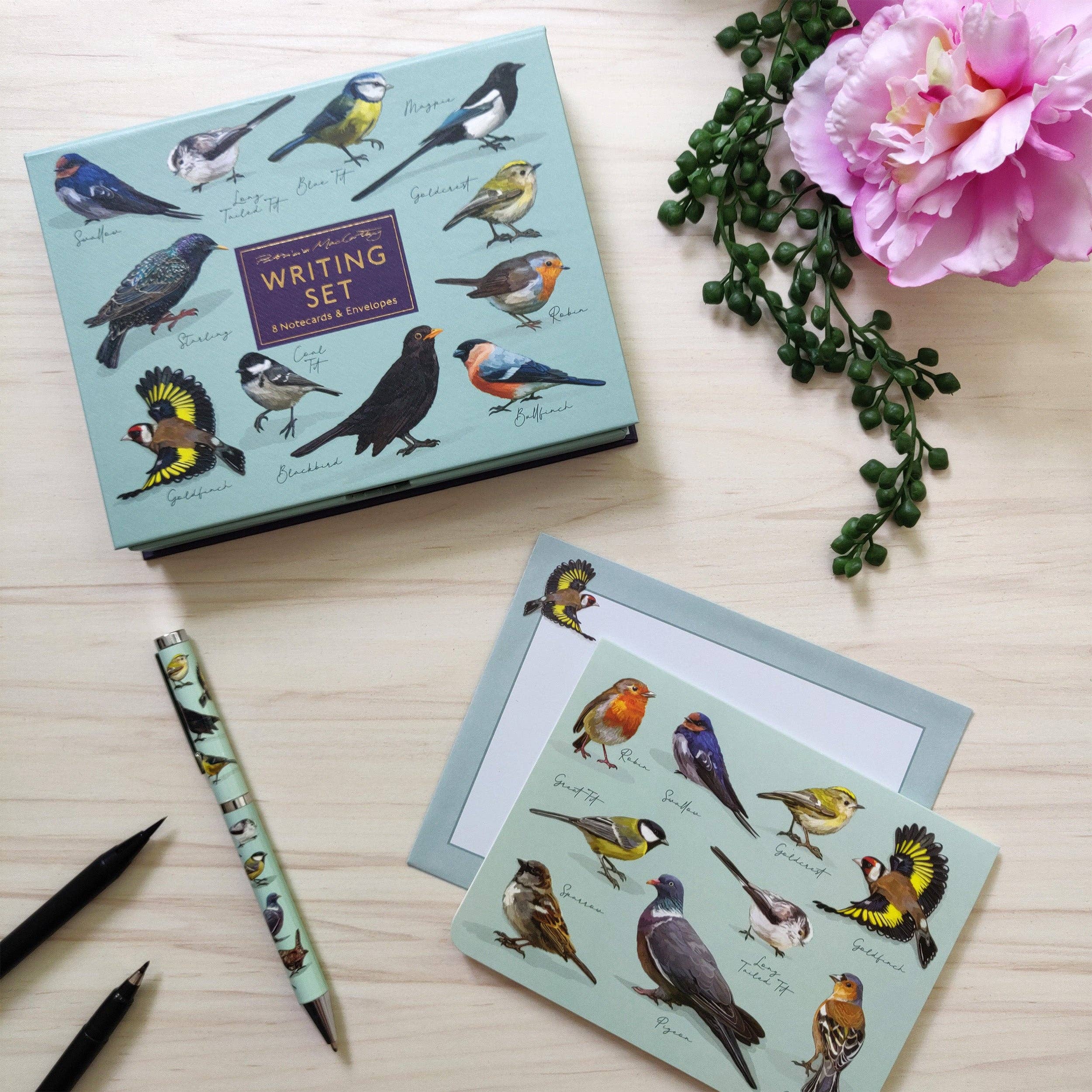 Patricia MacCarthy Notecards and Envelope Set - Birds Design - Image 4