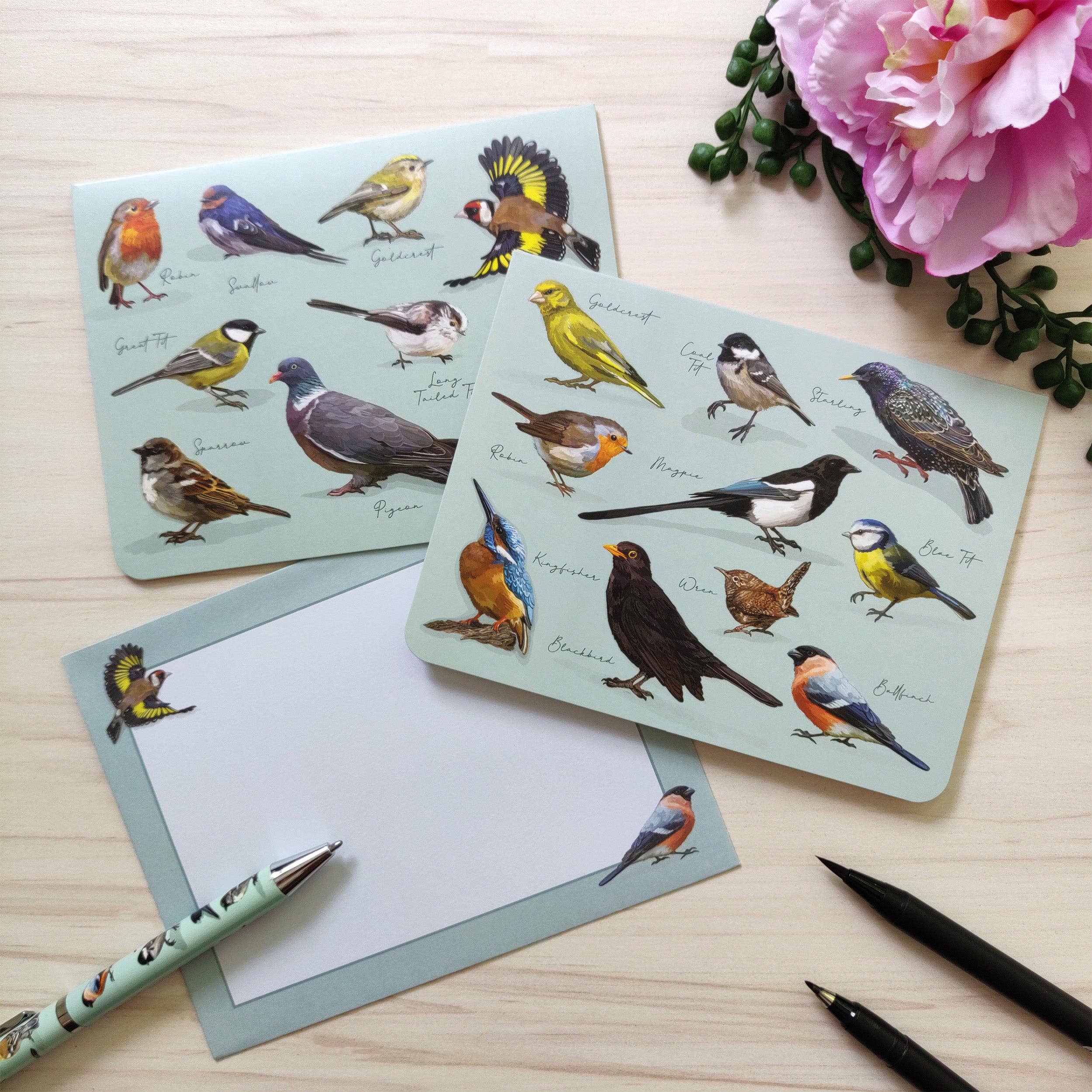Patricia MacCarthy Notecards and Envelope Set - Birds Design - Image 5