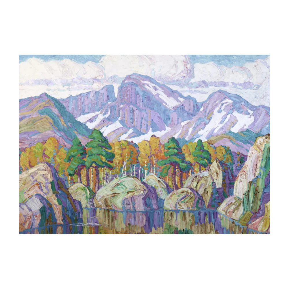 Birger Sandzén: A Mountain Symphony Postcard
