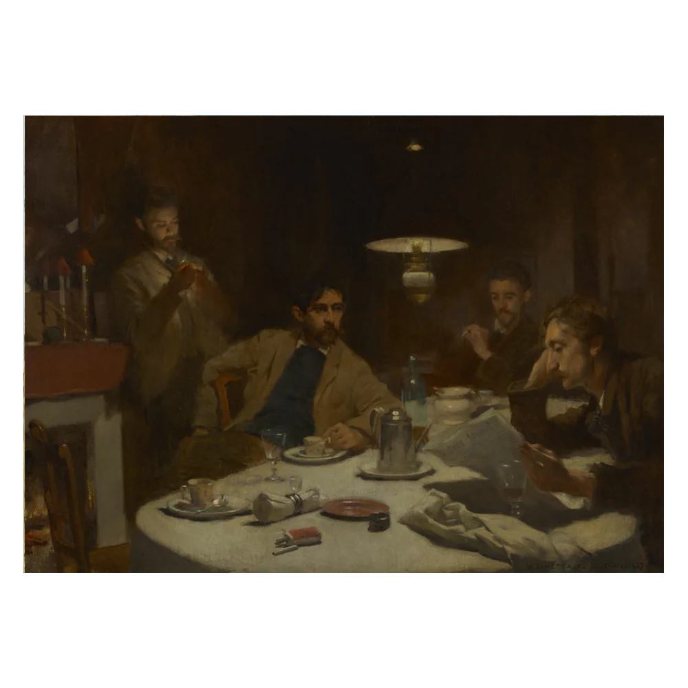 Willard Leroy Metcalf: The Ten Cent Breakfast Postcard