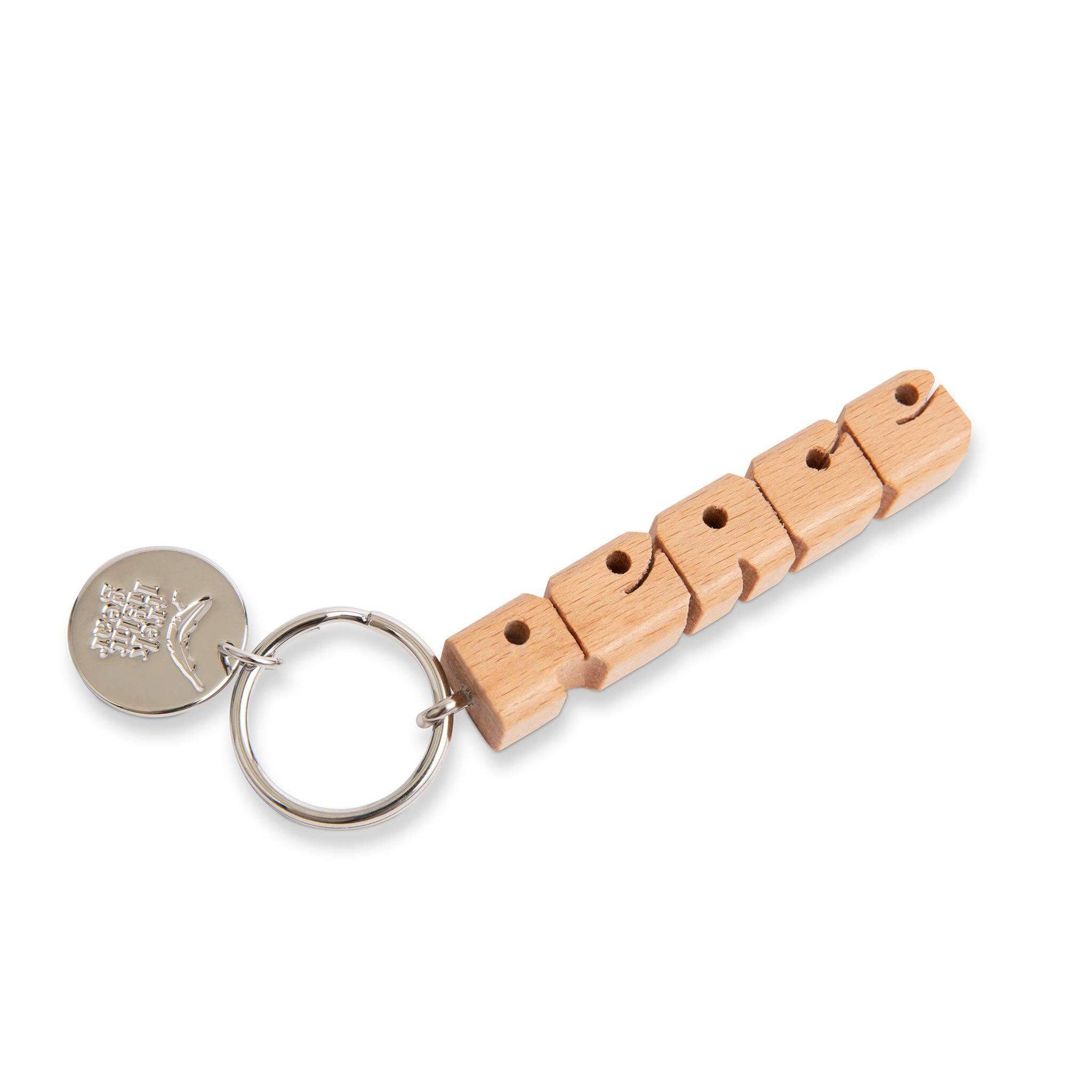 PEACE Wood Keychain - Image 2