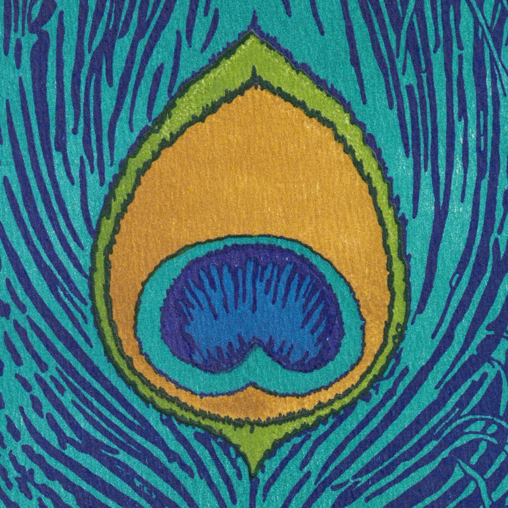 Peacock Feather Individual Card - Image 3