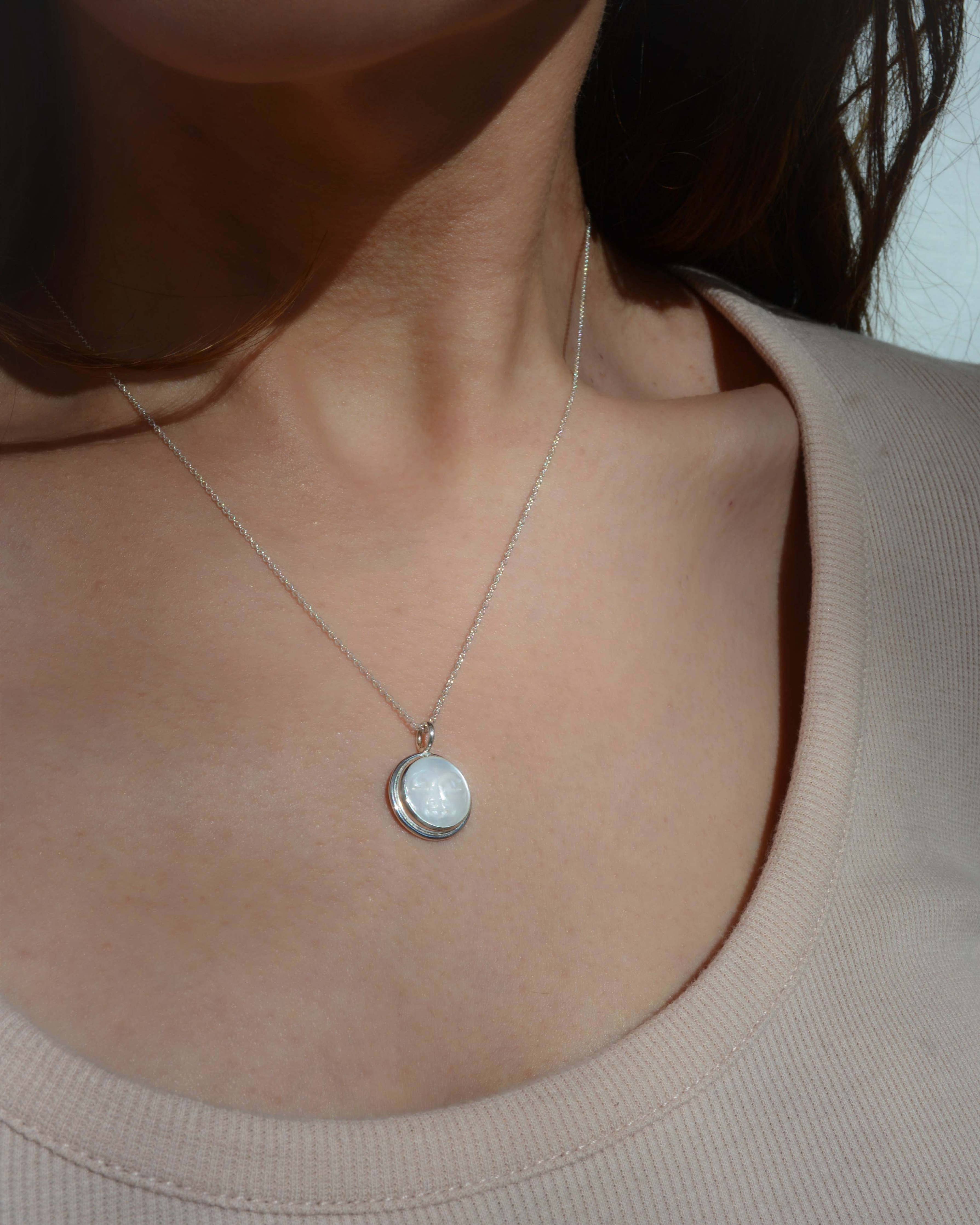 Pearl Moon Necklace - Image 5