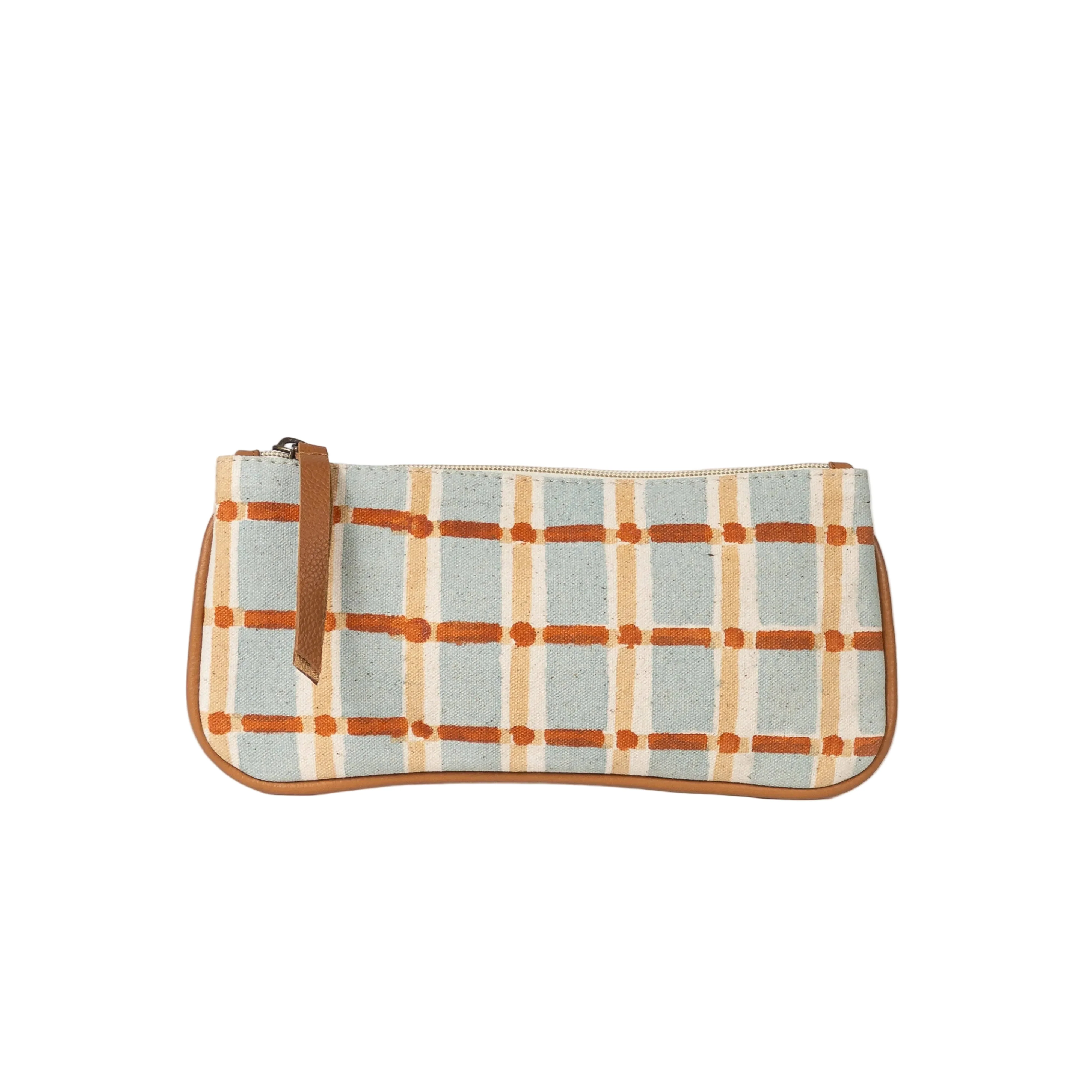Pencil Pouch - Powder Plaid