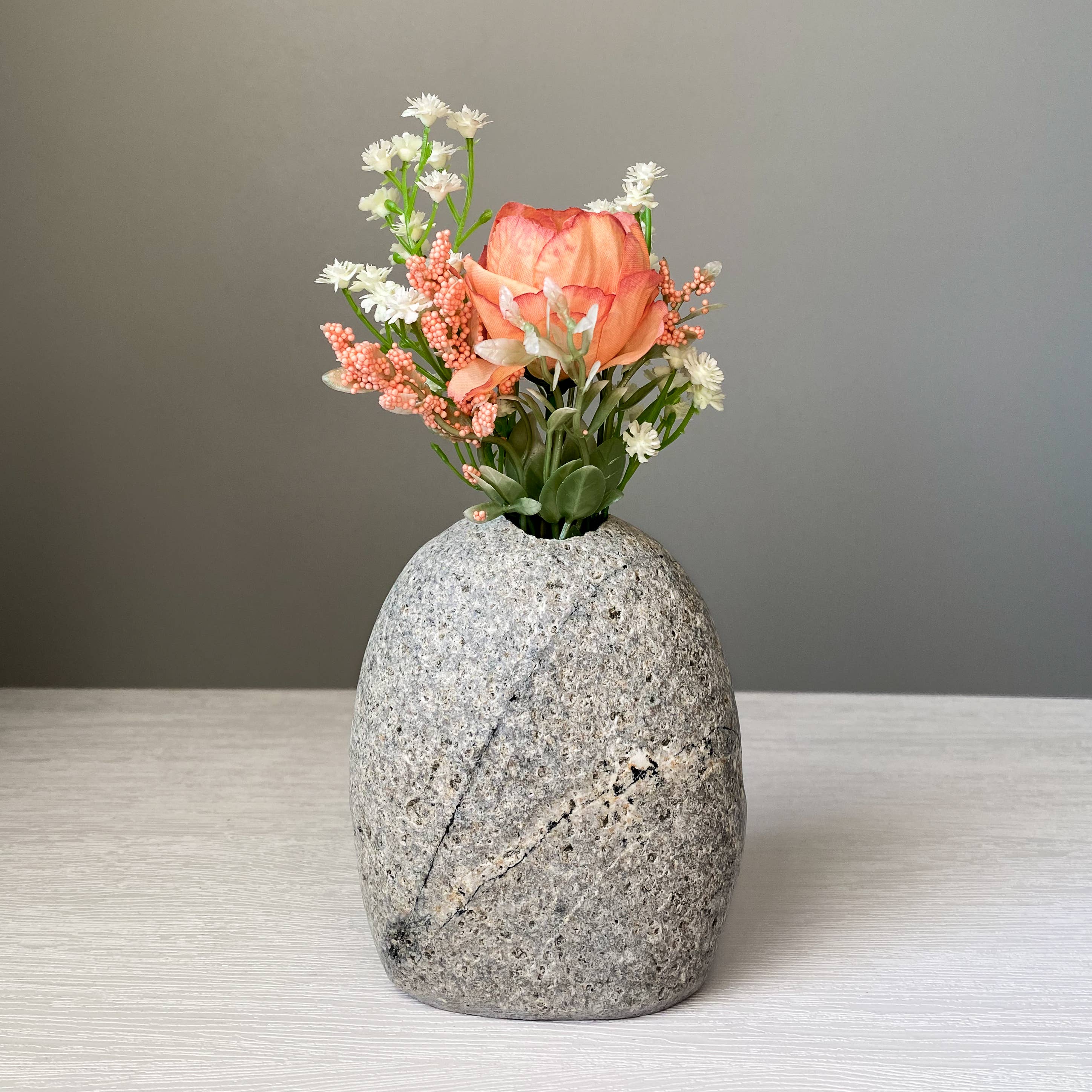 Petite Stone Vase - Image 4