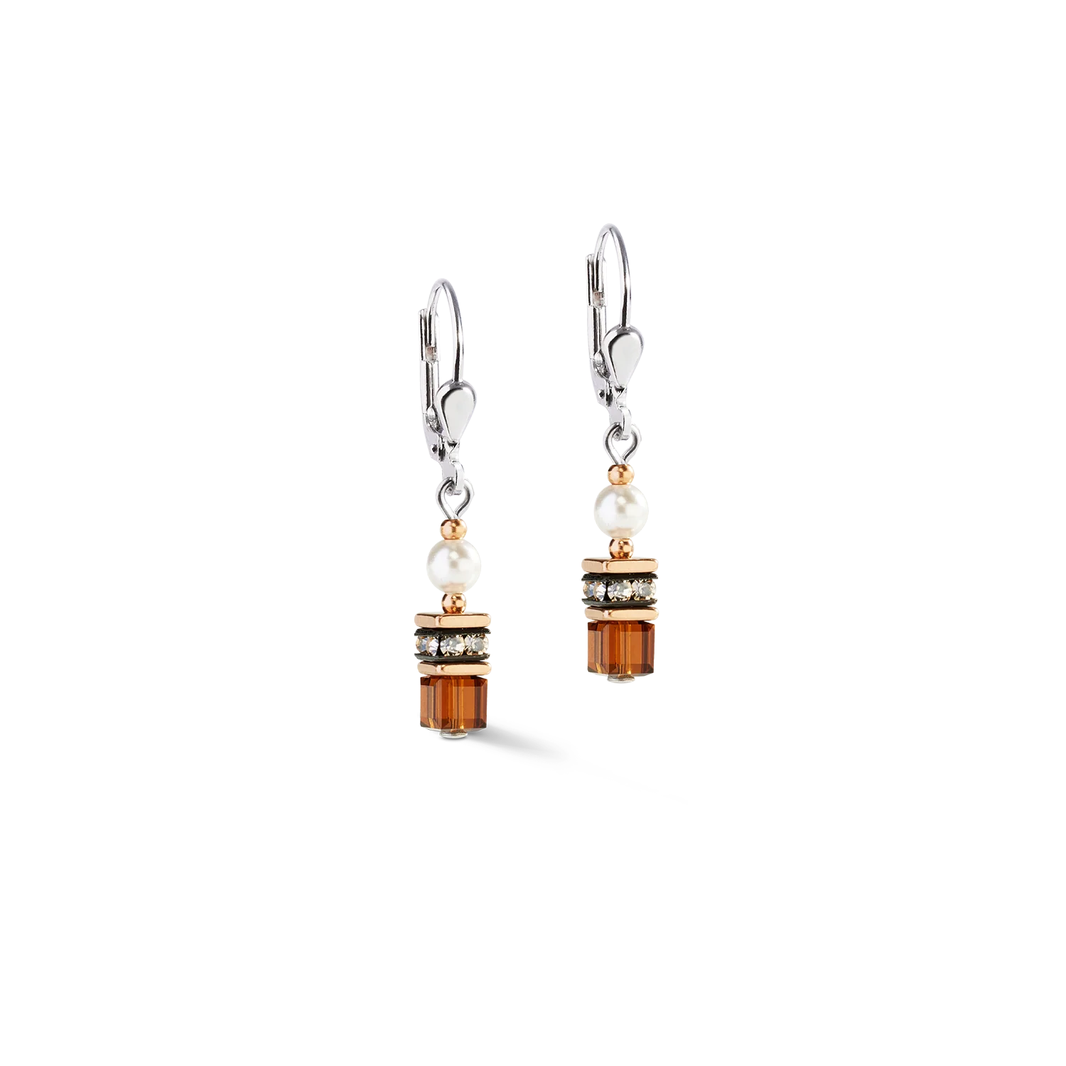 Sparkling Princess Mocha Mousse Earrings