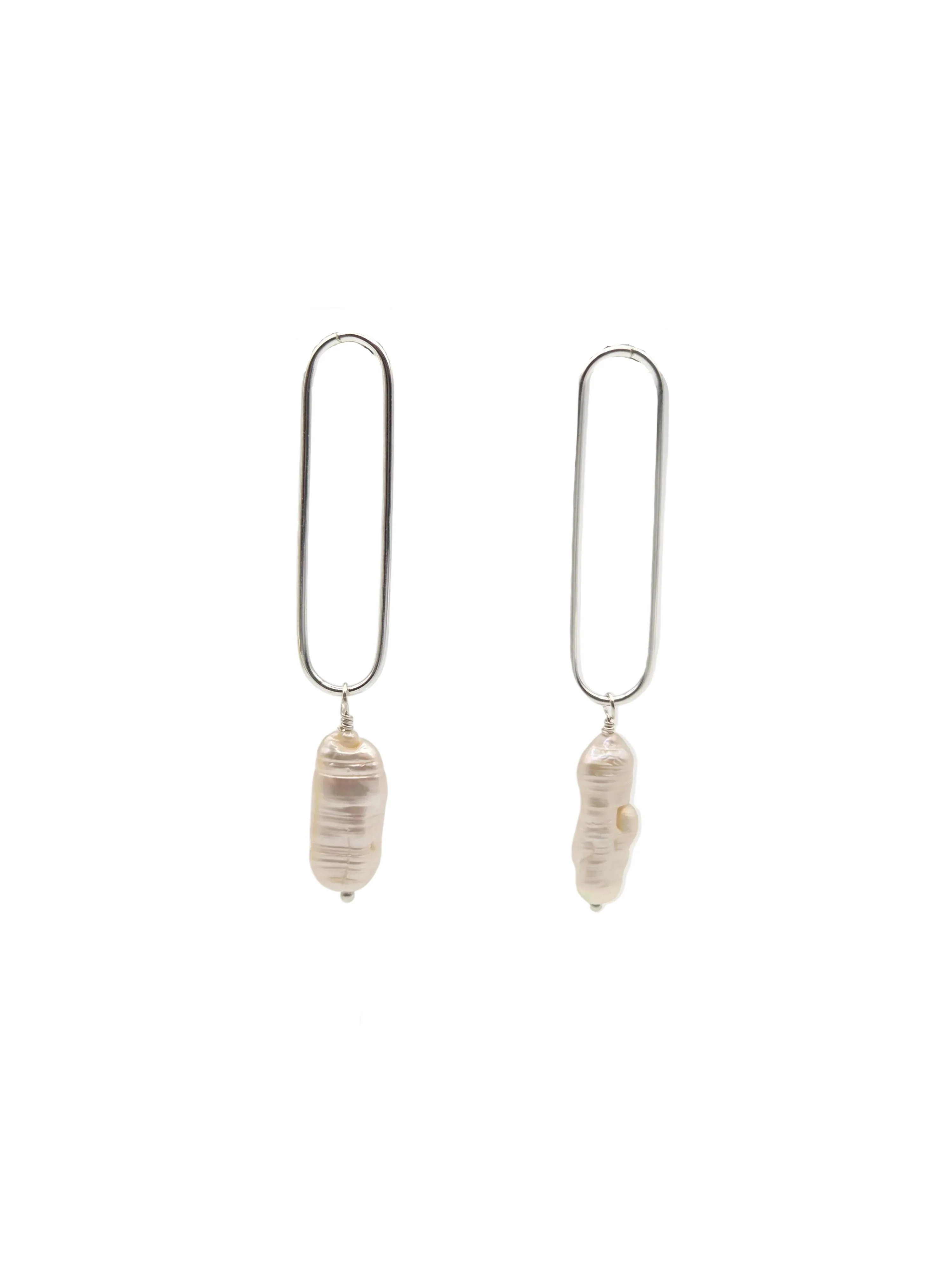 Pillar Pearl Earrings