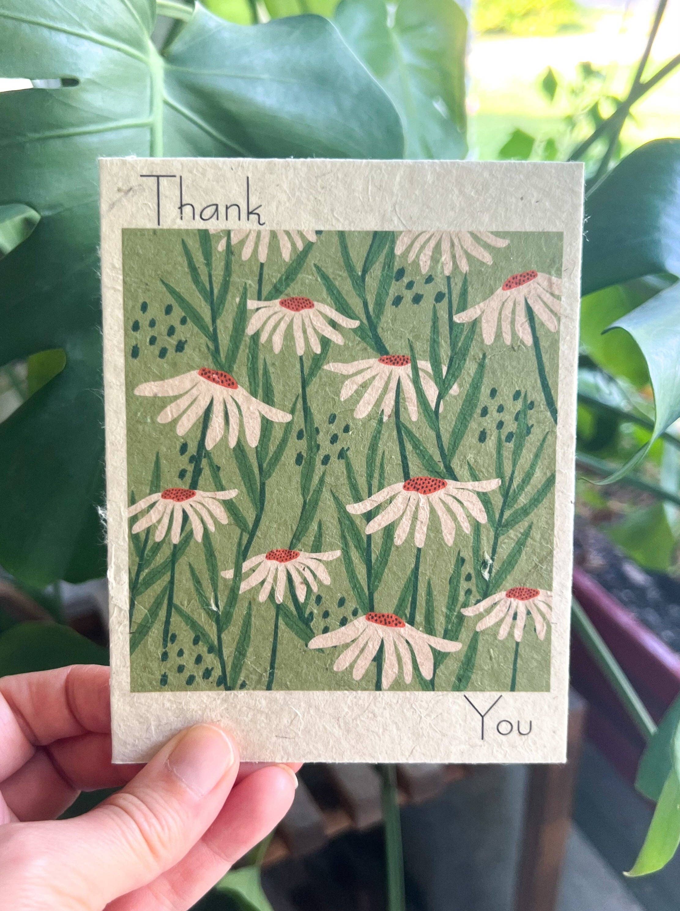 Echinacea Thank You Plantable Seed Card - Image 6