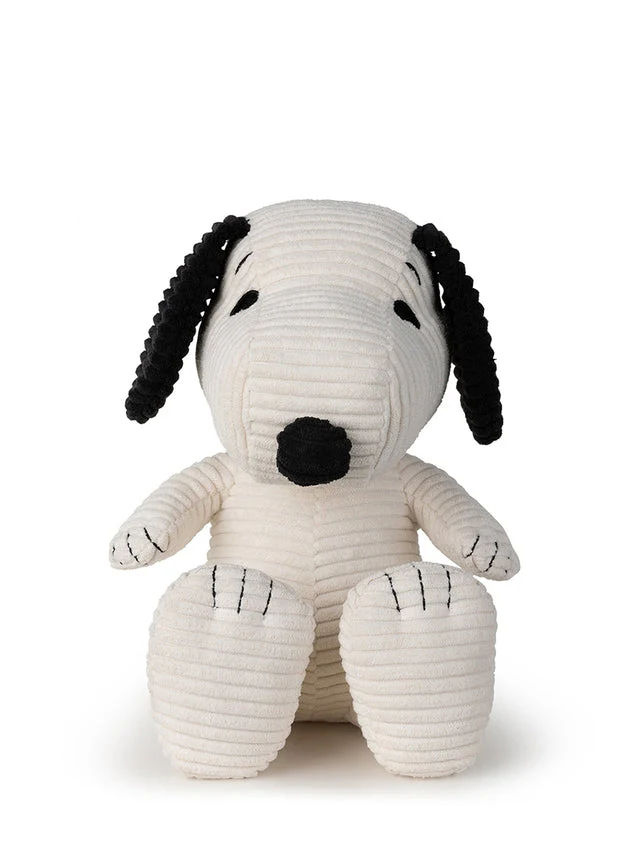 Plush PEANUTS Snoopy Cream Corduroy in Gift box 11" - Image 2