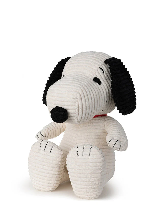 Plush PEANUTS Snoopy Cream Corduroy in Gift box 11" - Image 3