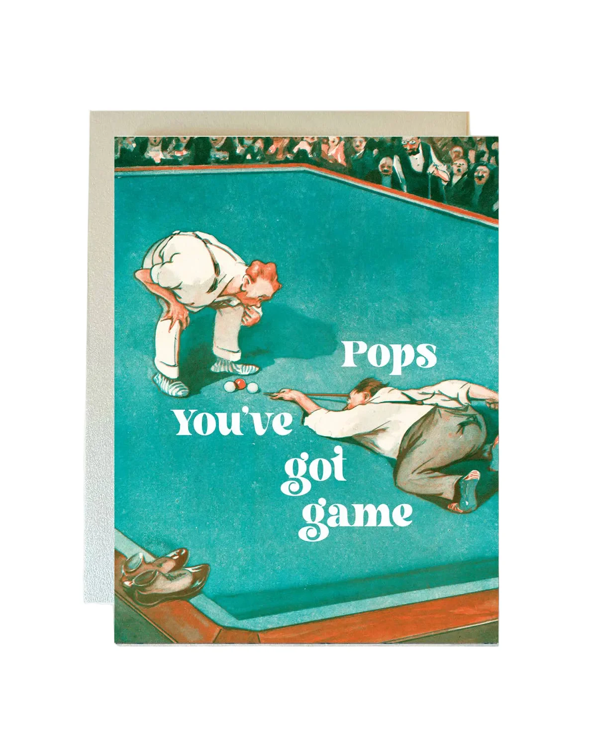 Pops You've Got Game Pool Father's Day Card