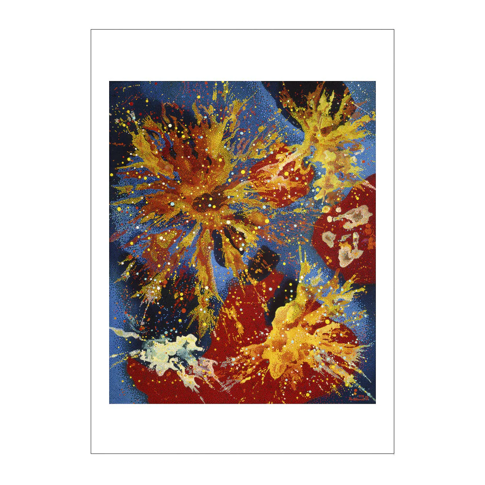 Vance Kirkland - The Energy of Explosions Postcard