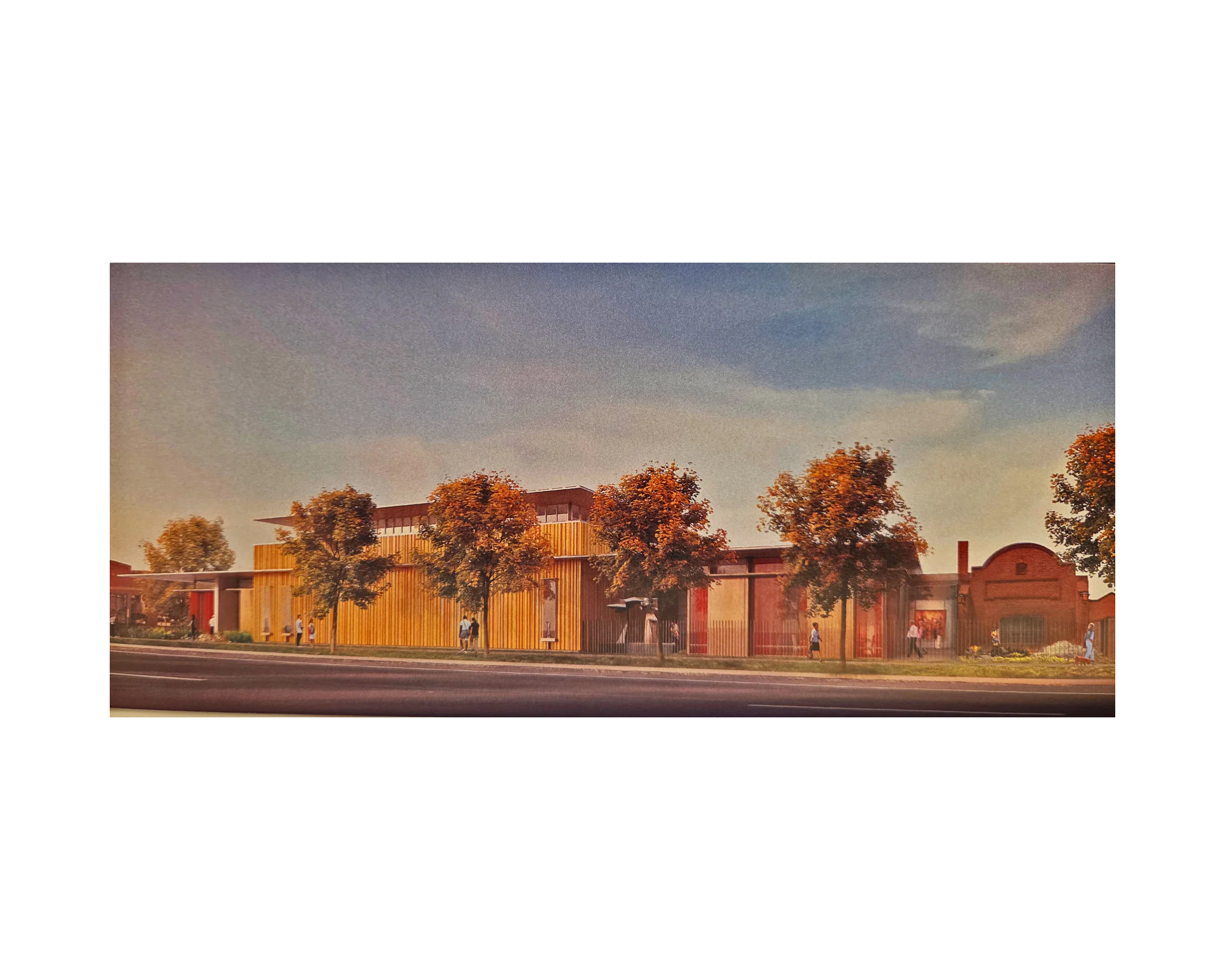 The Kirkland Museum Architect's Rendering Postcard