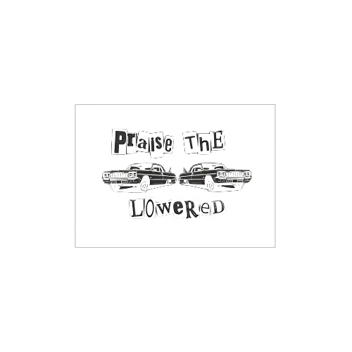 Praise The Lowered Desert Rider Sticker