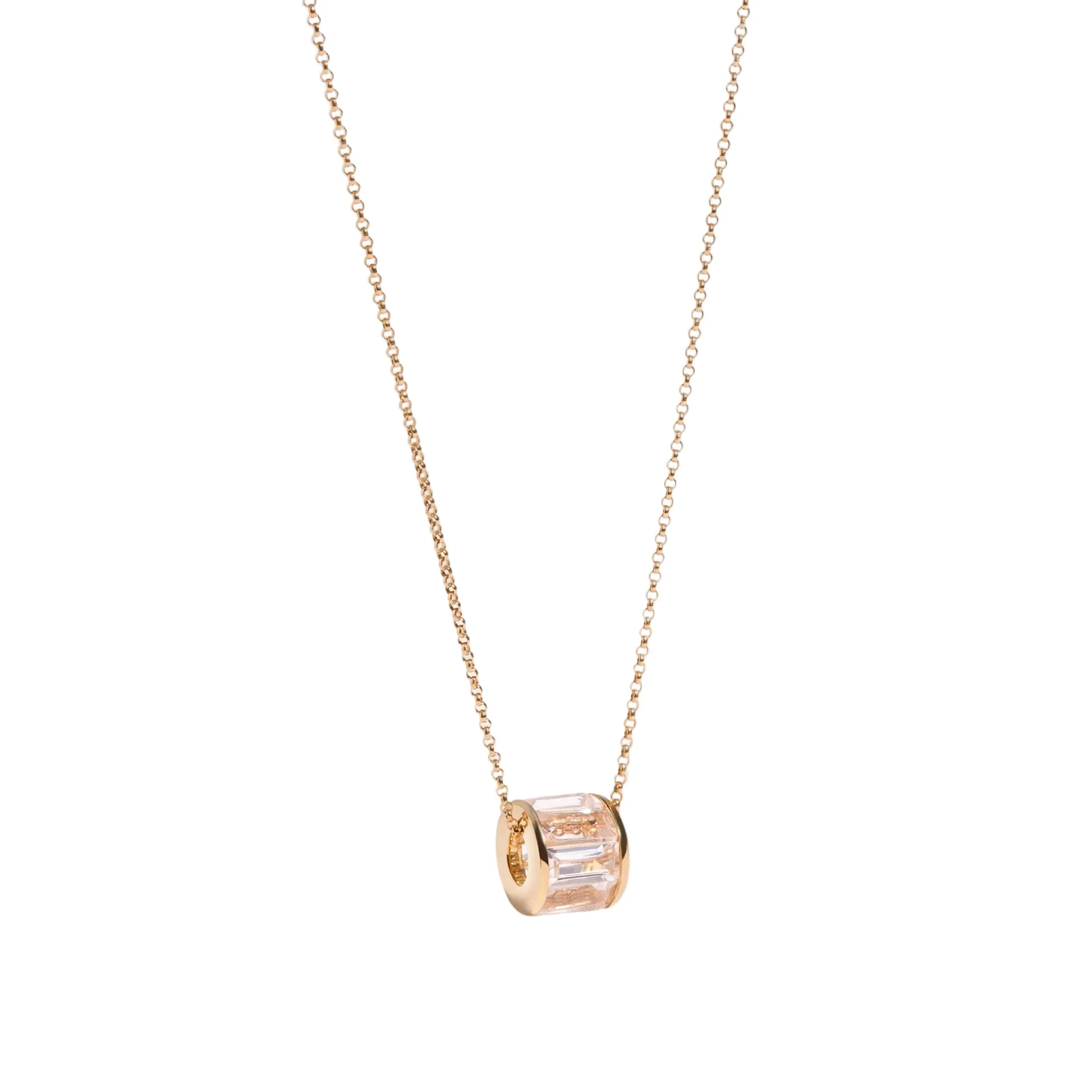 Promise Me Always White Topaz Necklace