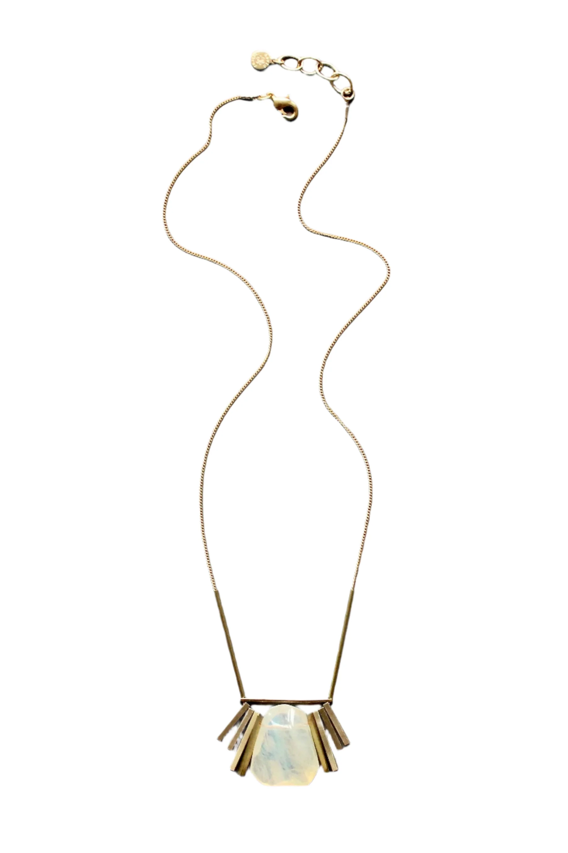 Quartz Geometric Necklace