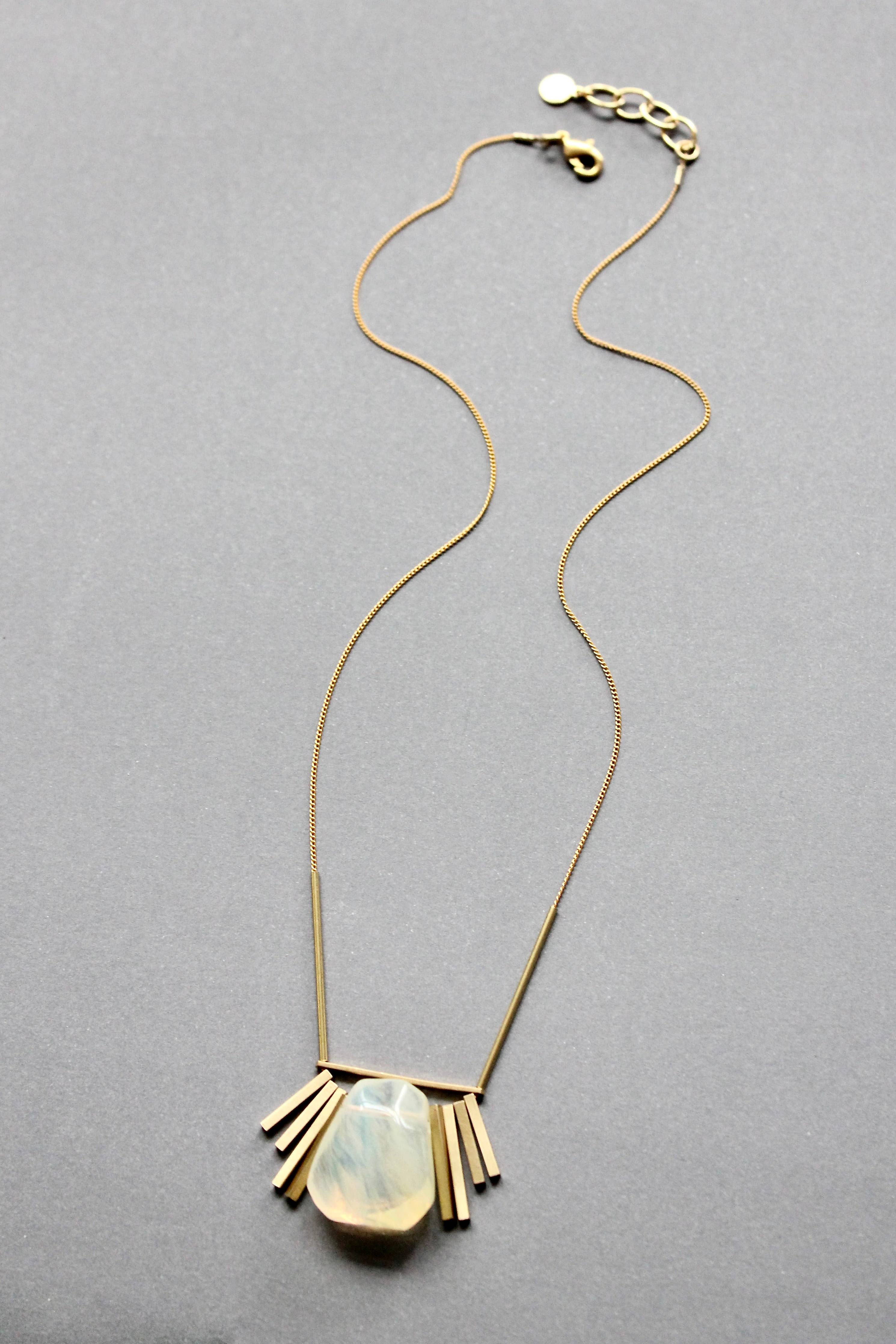Quartz Geometric Necklace - Image 5