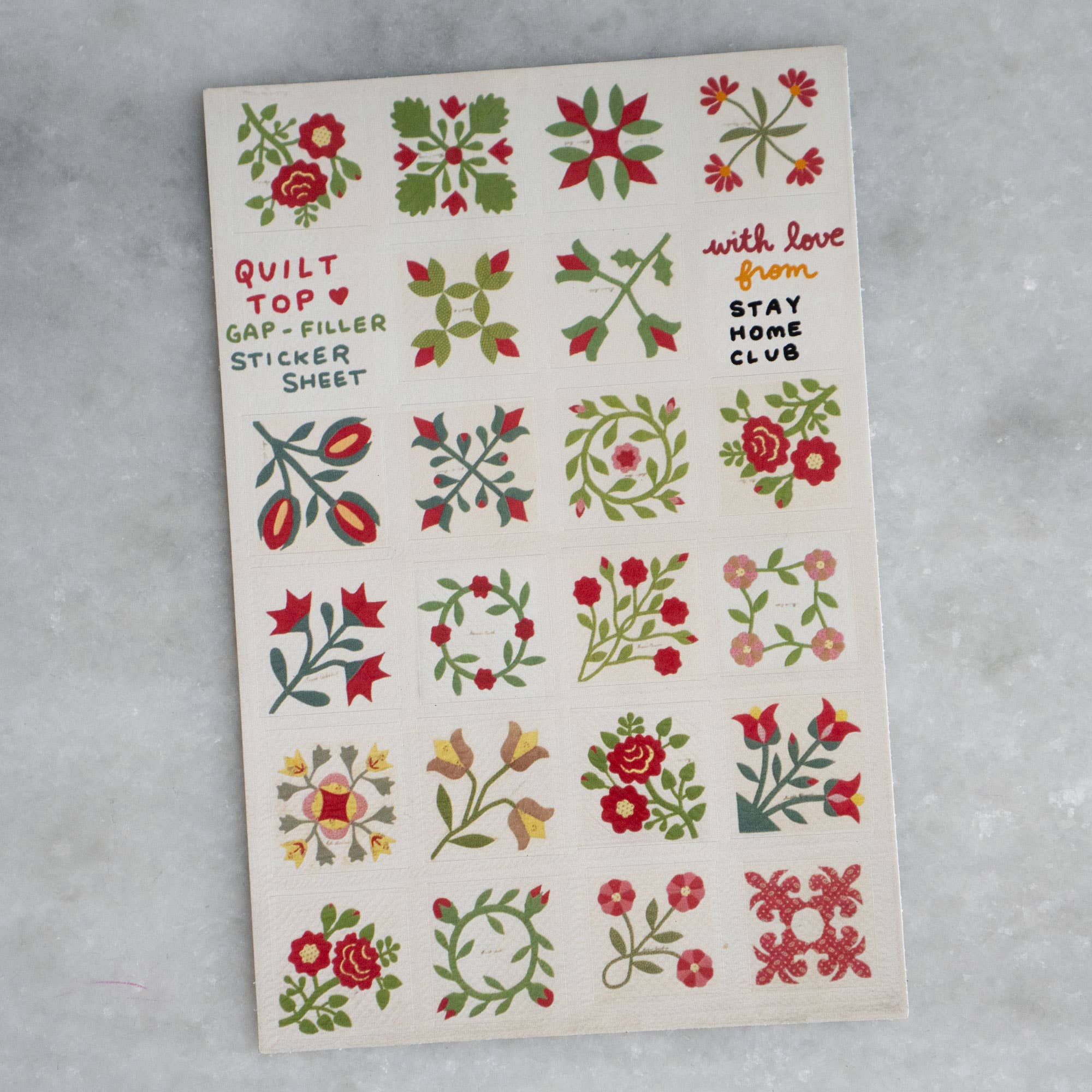 Quilt Top Gap Filler Sticker Sheet - Image 2