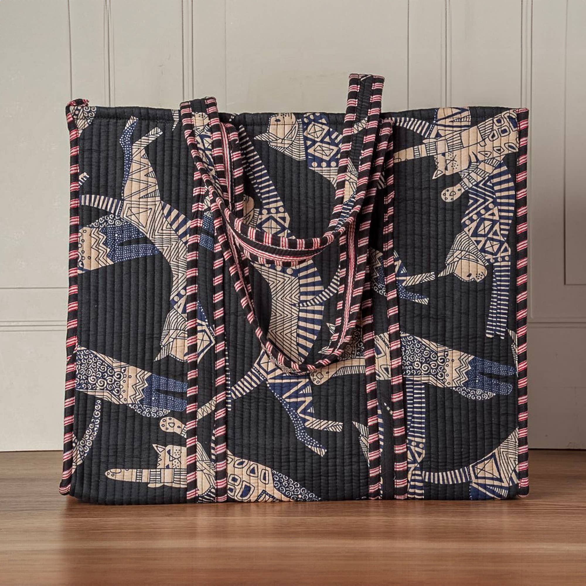 Quilted Feline Tote - Image 2