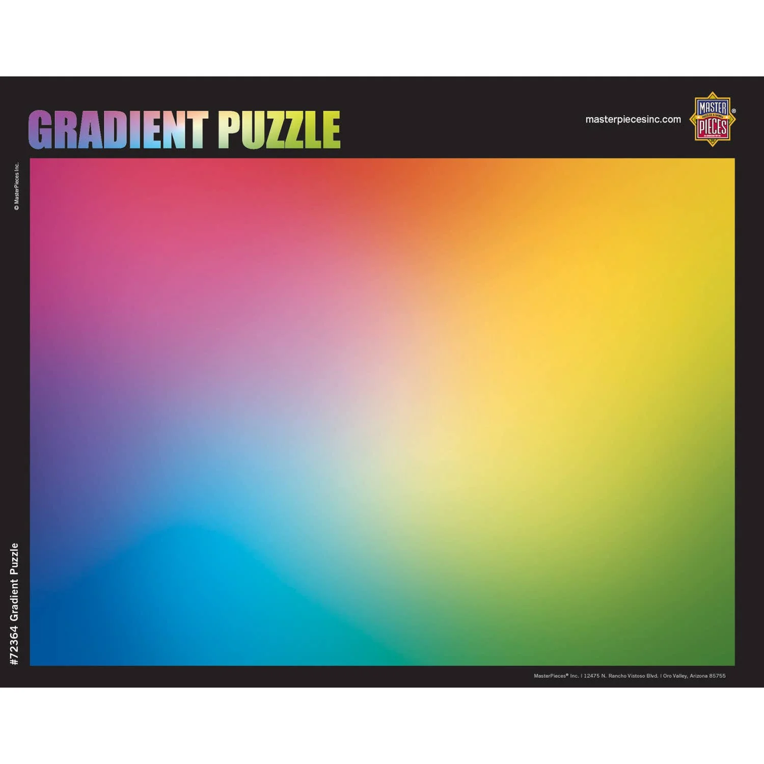 Rainbow Gradient 1000 Piece Puzzle - Image 4