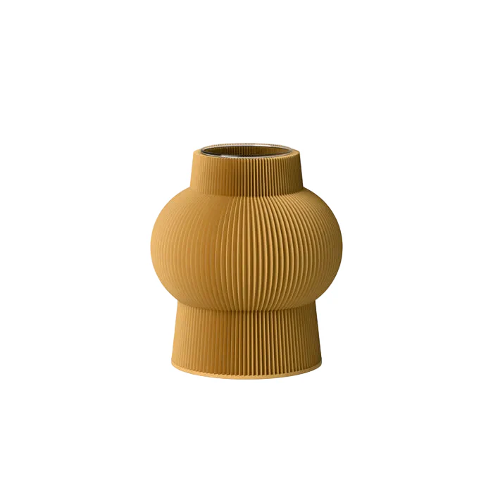 Recozy - Rocket 1 Vase - Golden Orange