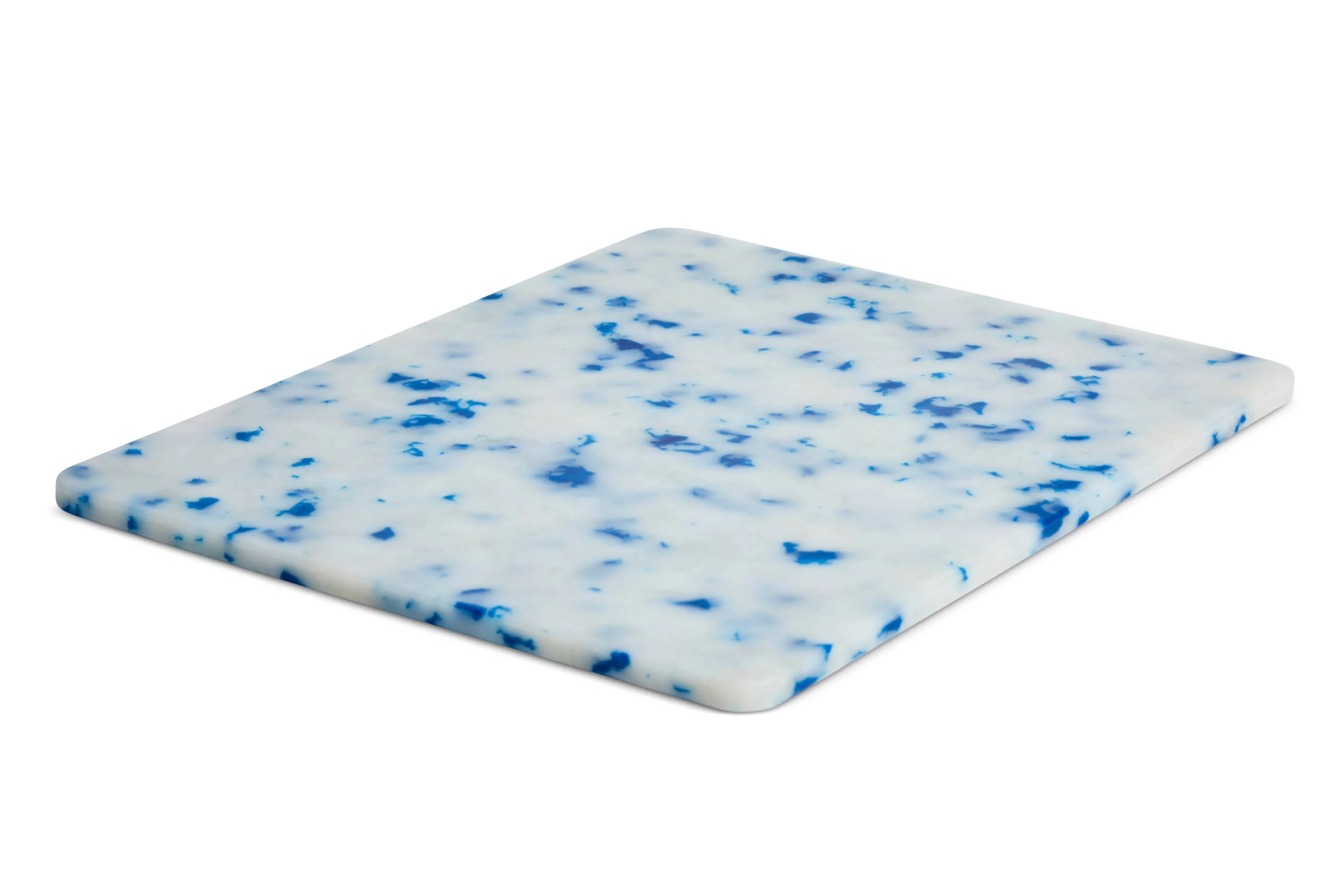 Recycled Plastic Cutting Board - Medium Blue Confetti - Image 2