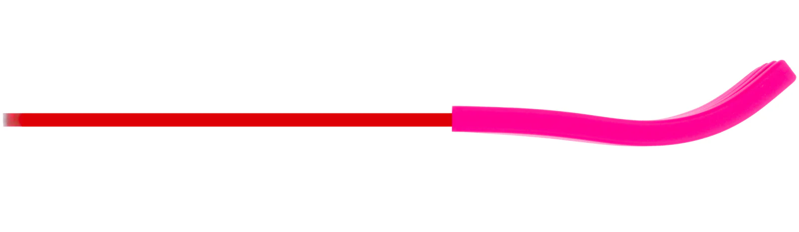 Red Acrylic Fork, Hot Pink Silicone Sleeve - Image 3