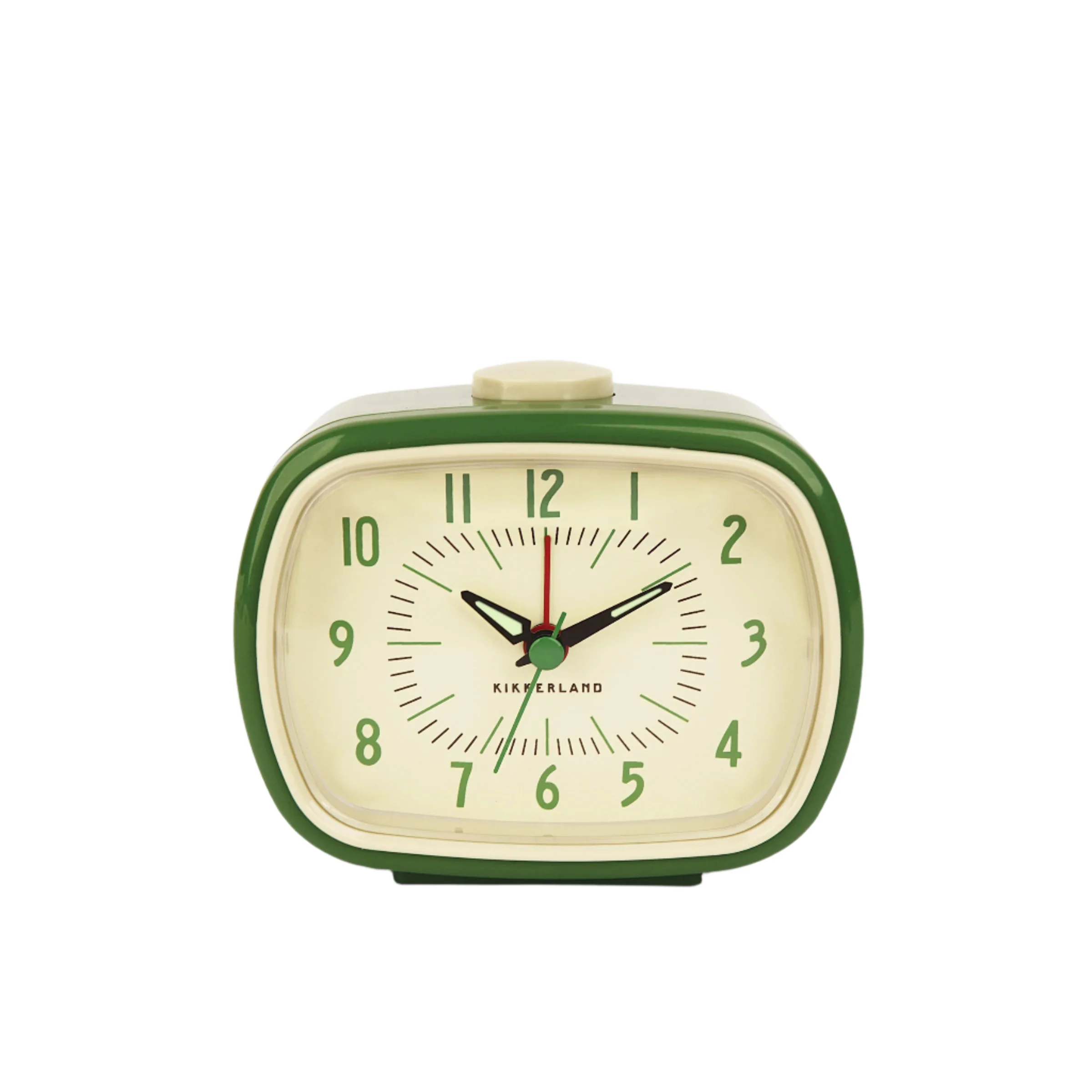 Retro Alarm Clock- Green