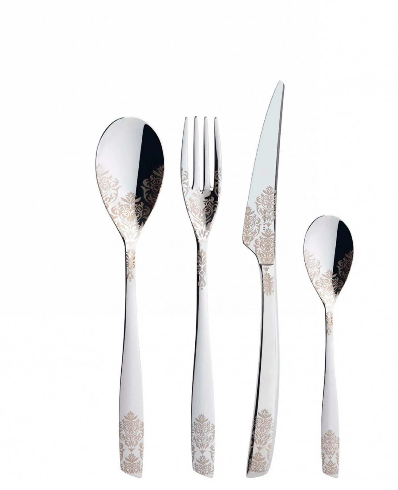 Riviera Devore' 5 Piece Place Setting stainless steel