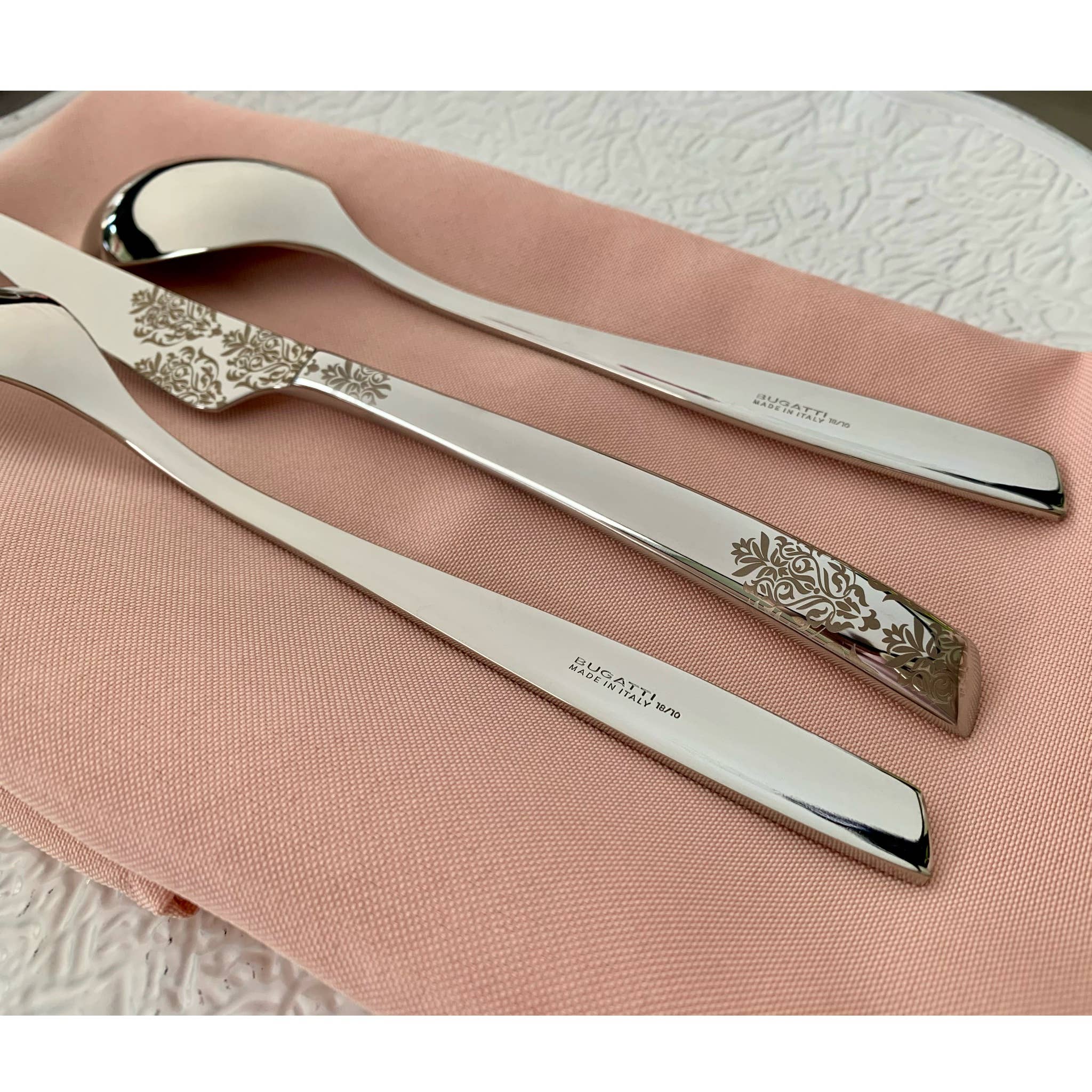 Riviera Devore' 5 Piece Place Setting stainless steel - Image 5