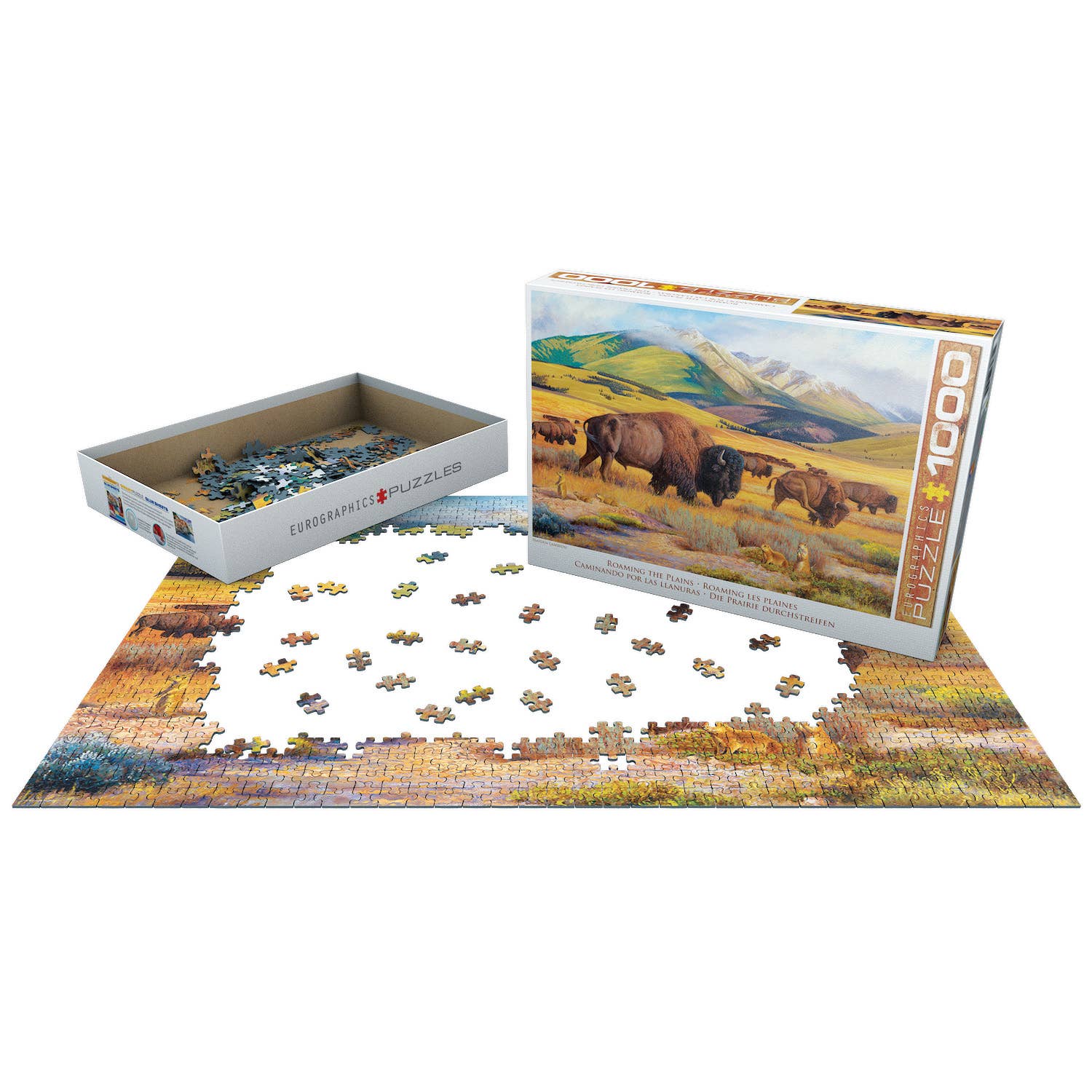 Roaming the Plains 1000 Piece Puzzle - Image 3