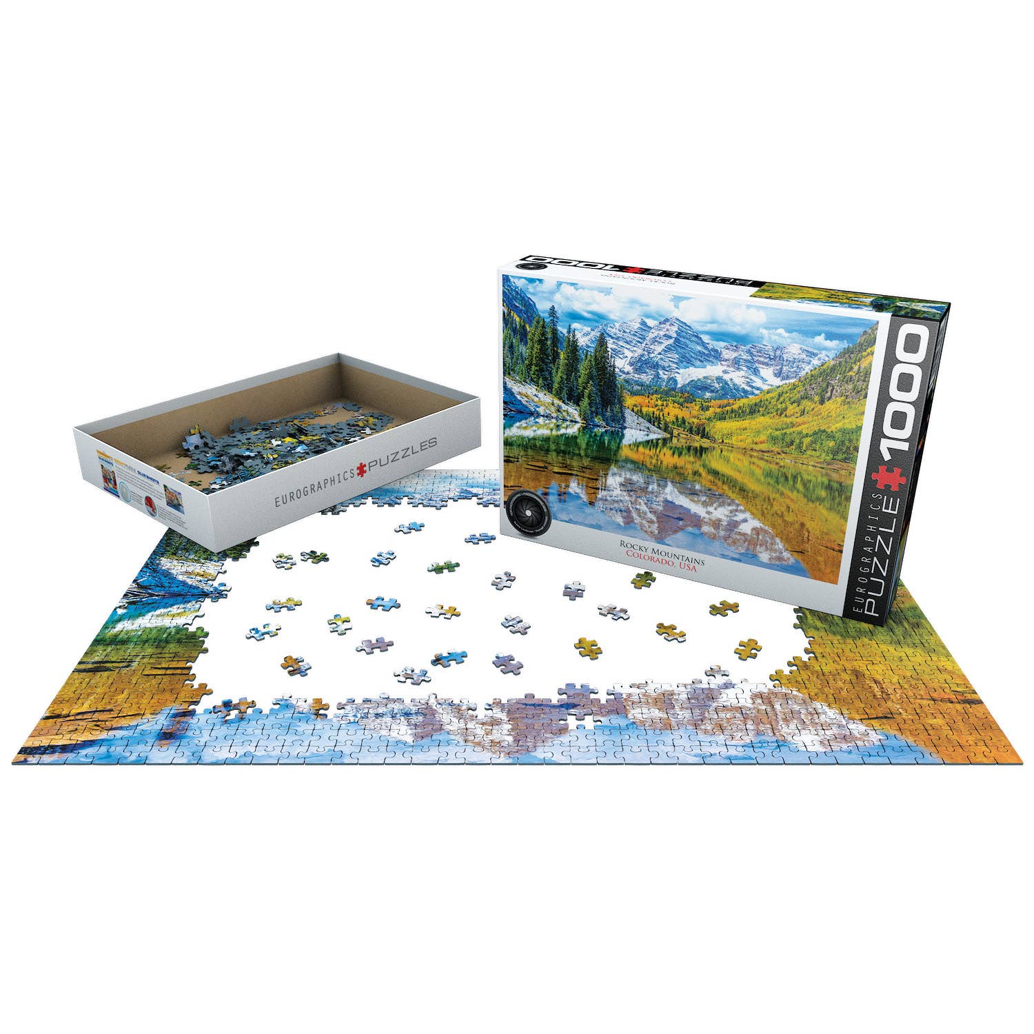 Rocky Mountains, Colorado. 1000 Piece Puzzle - Image 3