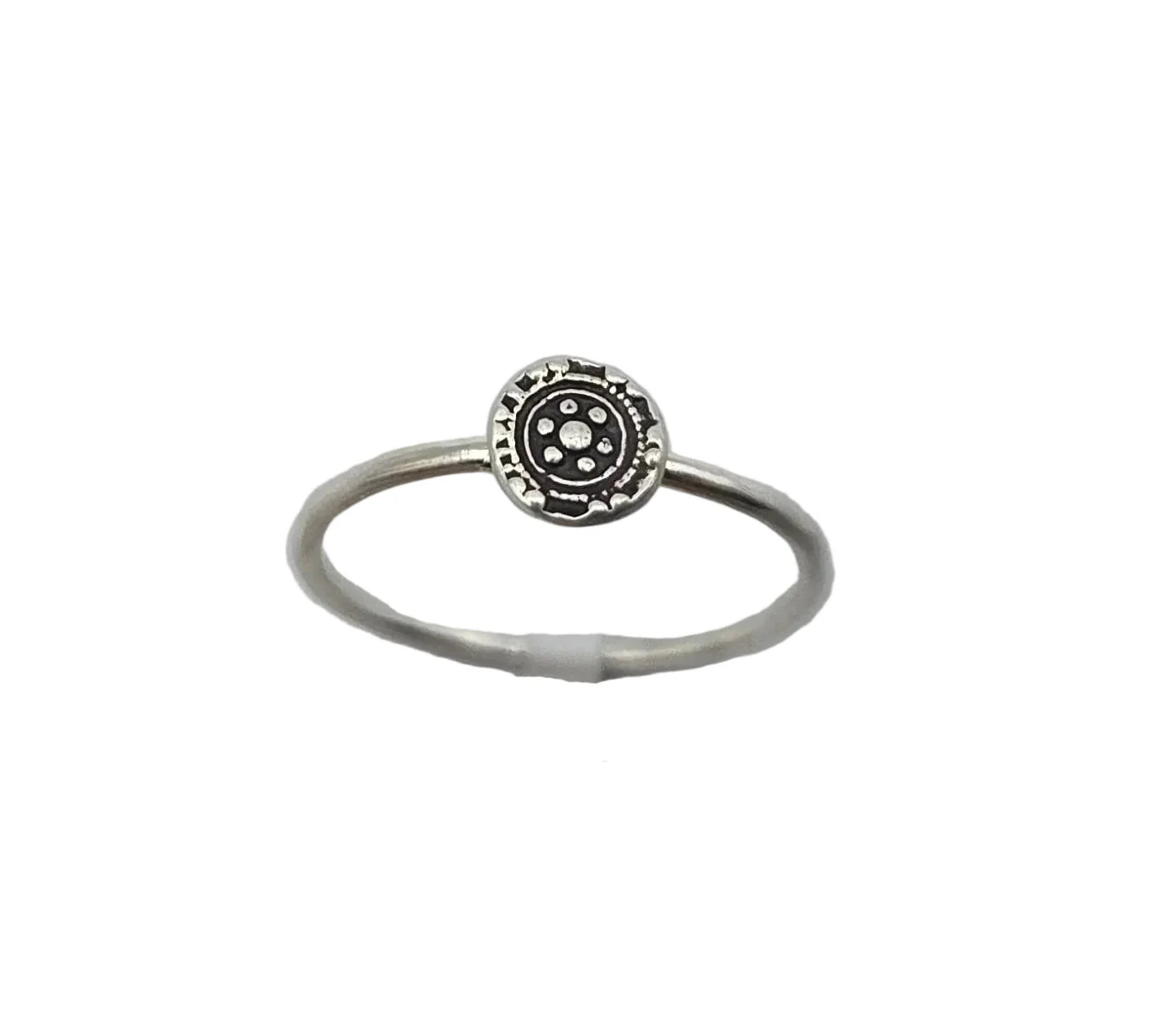 Roma Silver Stacking Ring