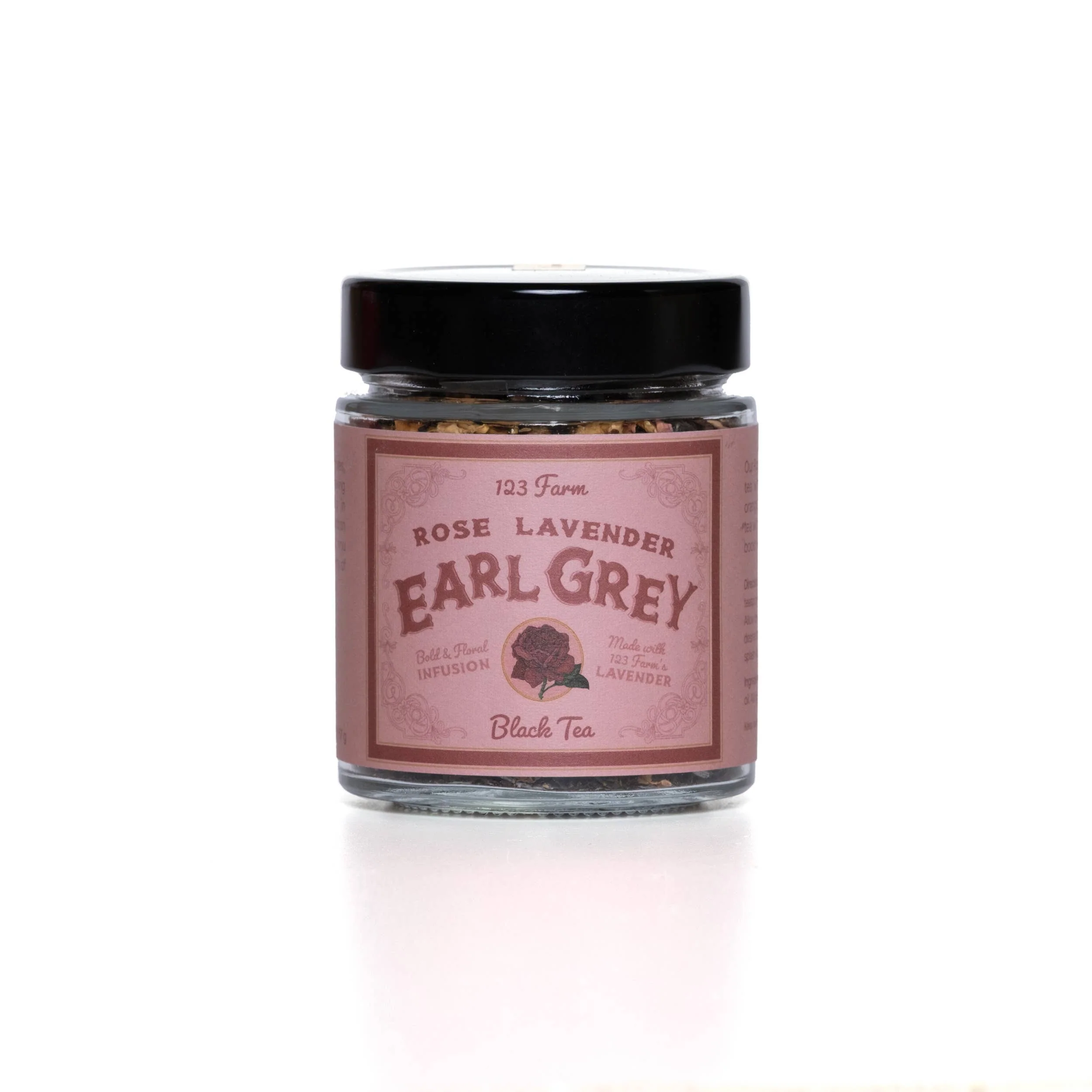Rose Lavender Earl Grey Black Tea – 2 oz Loose Leaf