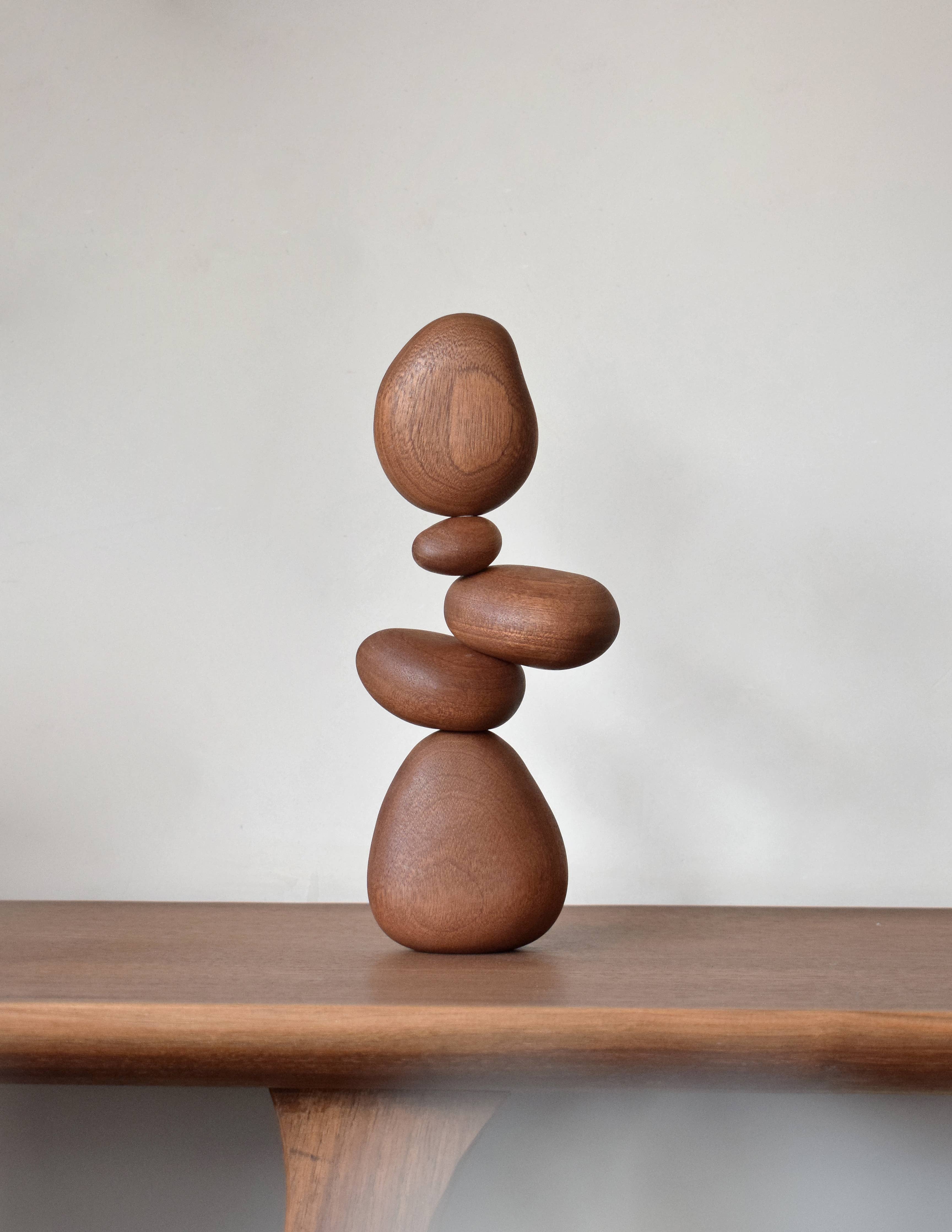 Sapele Wood Balance Stones - Image 2