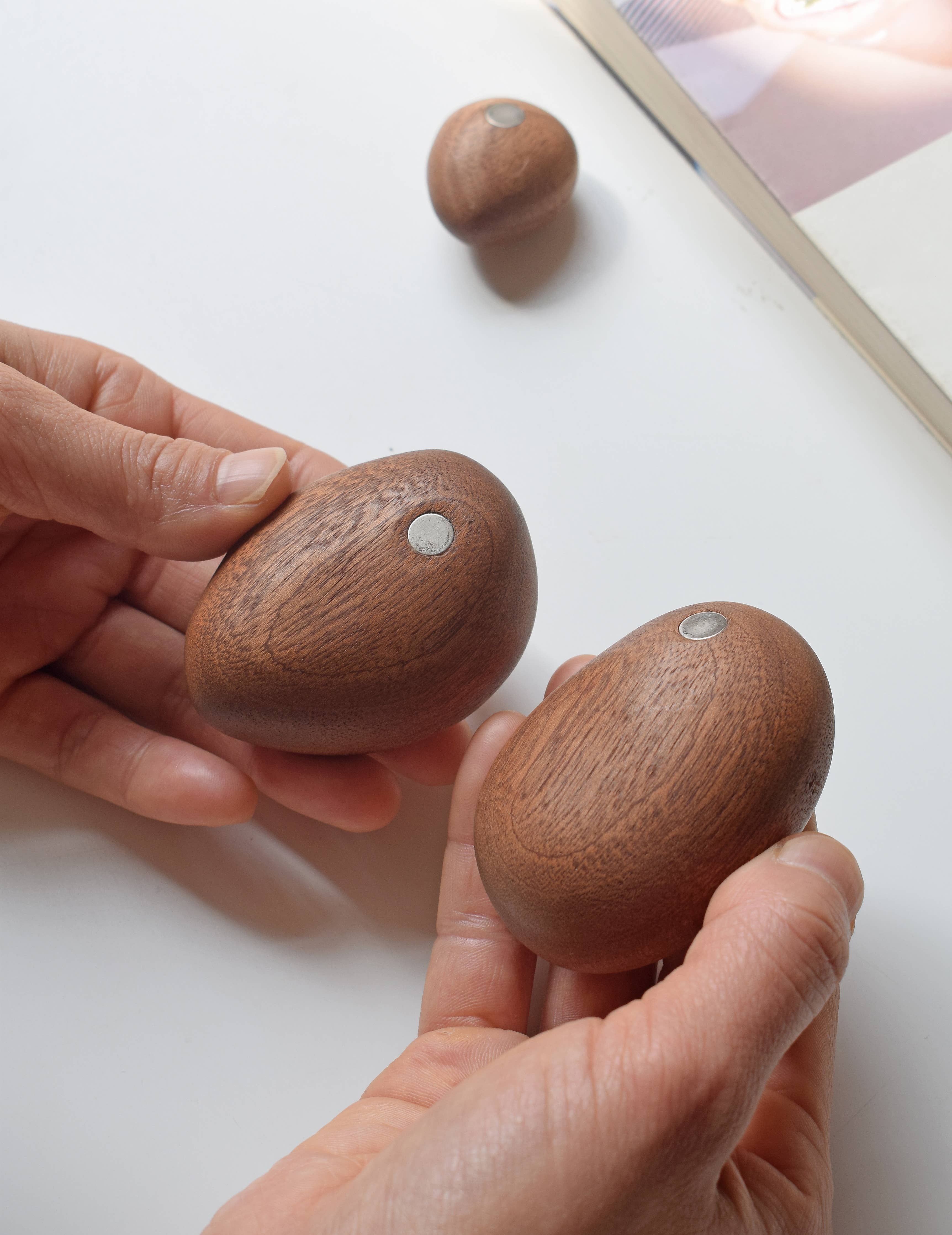 Sapele Wood Balance Stones - Image 5