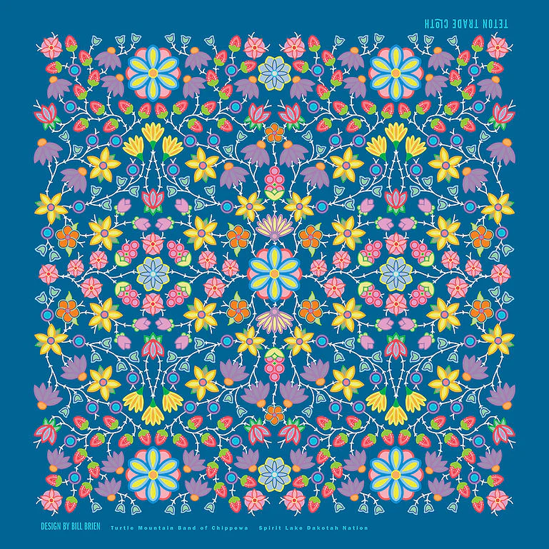 Bill Brien - Blue Satin Scarf