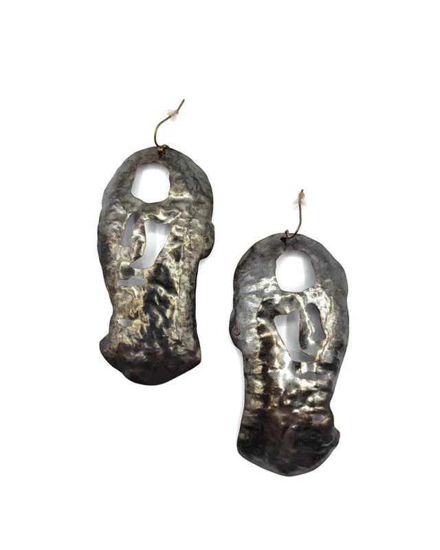 Satwian Watson: Manzili Copper Earrings
